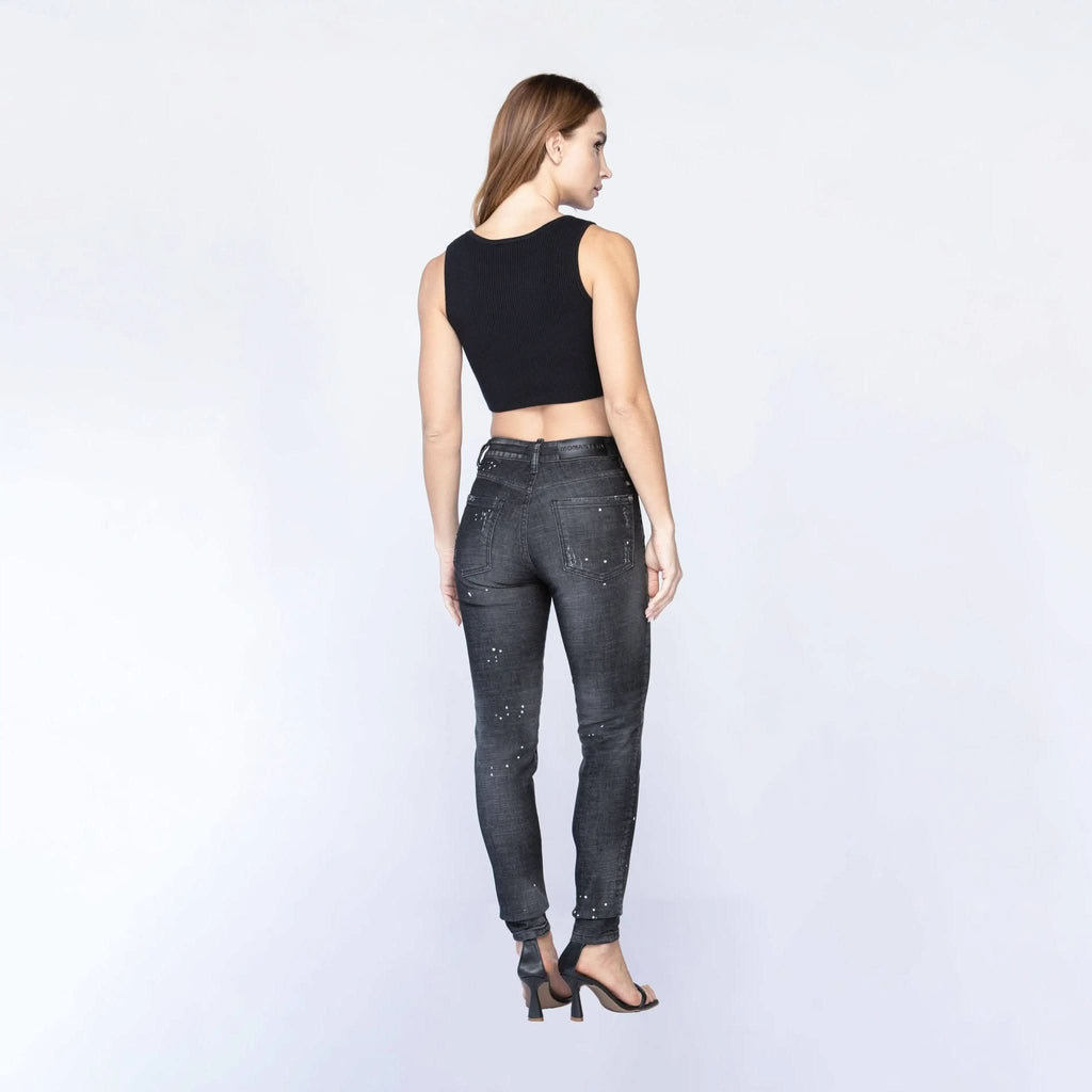 SNOW KNITTED TOP WOMEN BLACK - Monastery | Tienda Oficial Colombia