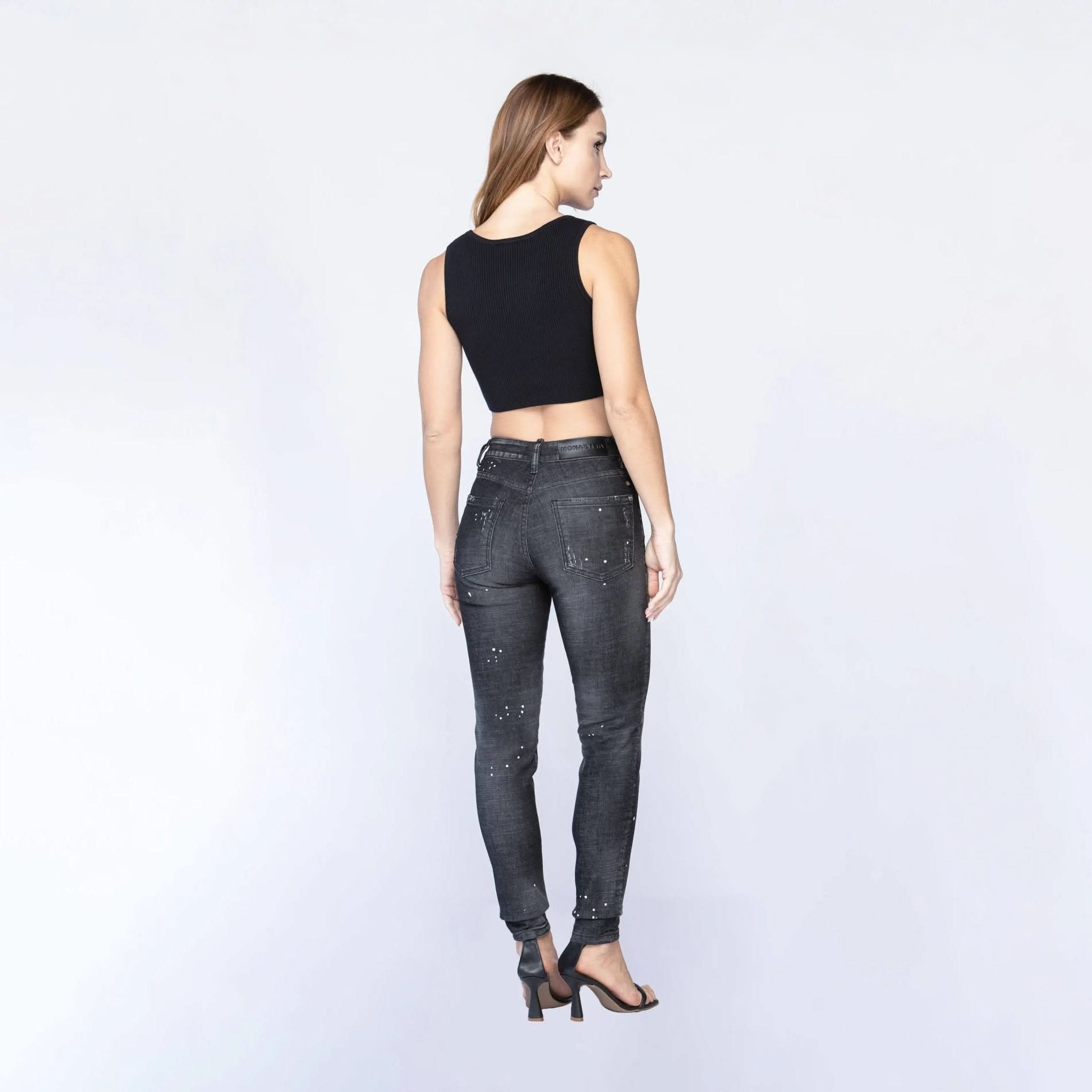 SNOW KNITTED TOP WOMEN BLACK - Monastery | Tienda Oficial Colombia