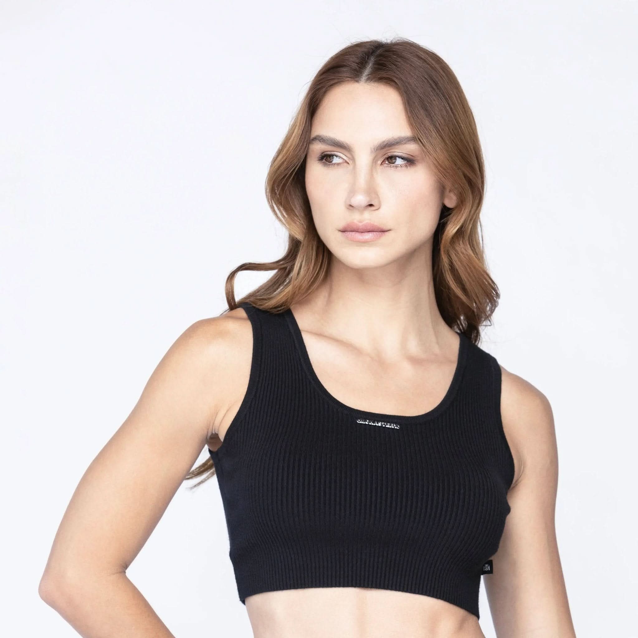 SNOW KNITTED TOP WOMEN BLACK - Monastery | Tienda Oficial Colombia