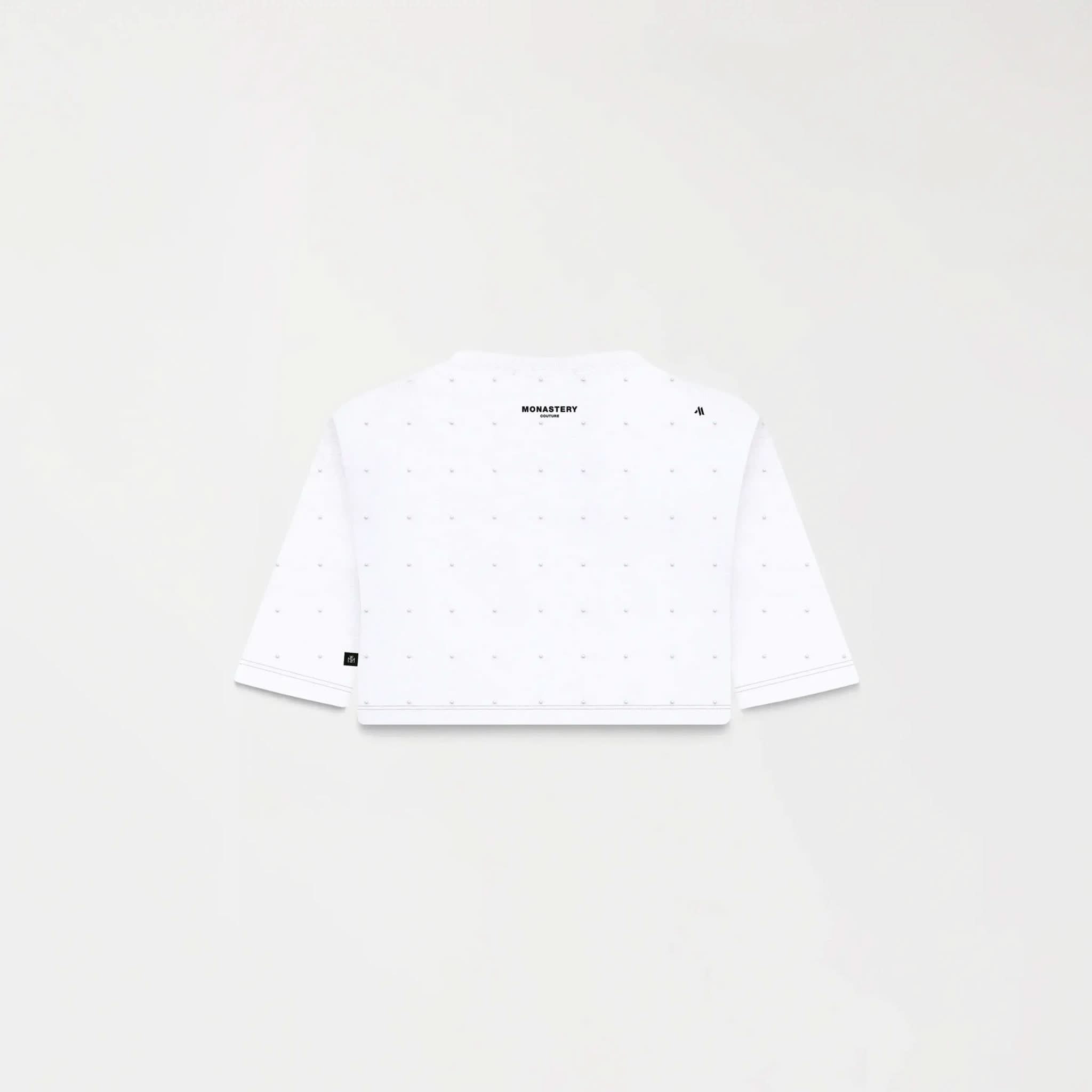 SORA CROP TOP WOMEN WHITE - Monastery | Tienda Oficial Colombia