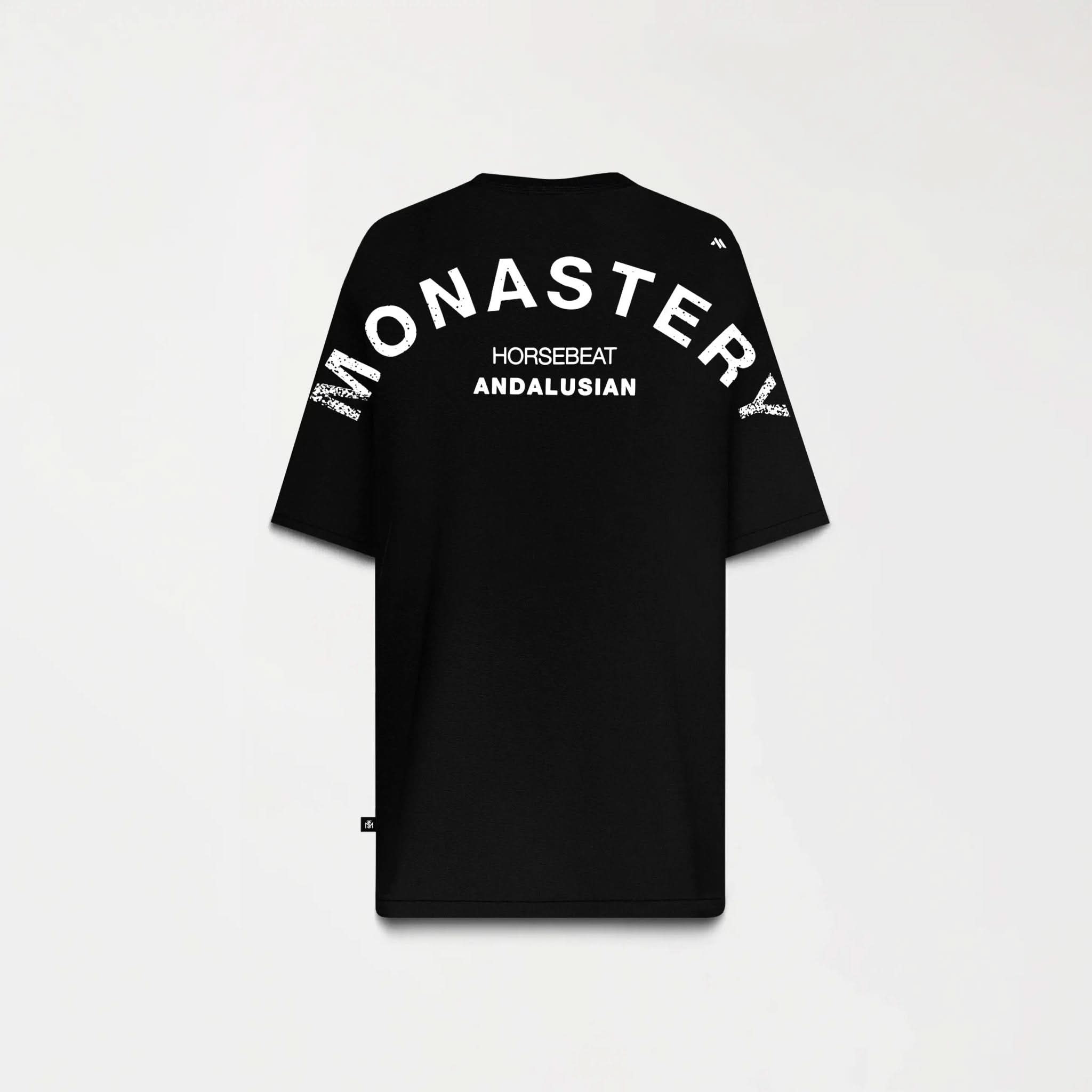 SPARTAN T - SHIRT OVERSIZED MEN BLACK - Monastery | Tienda Oficial Colombia