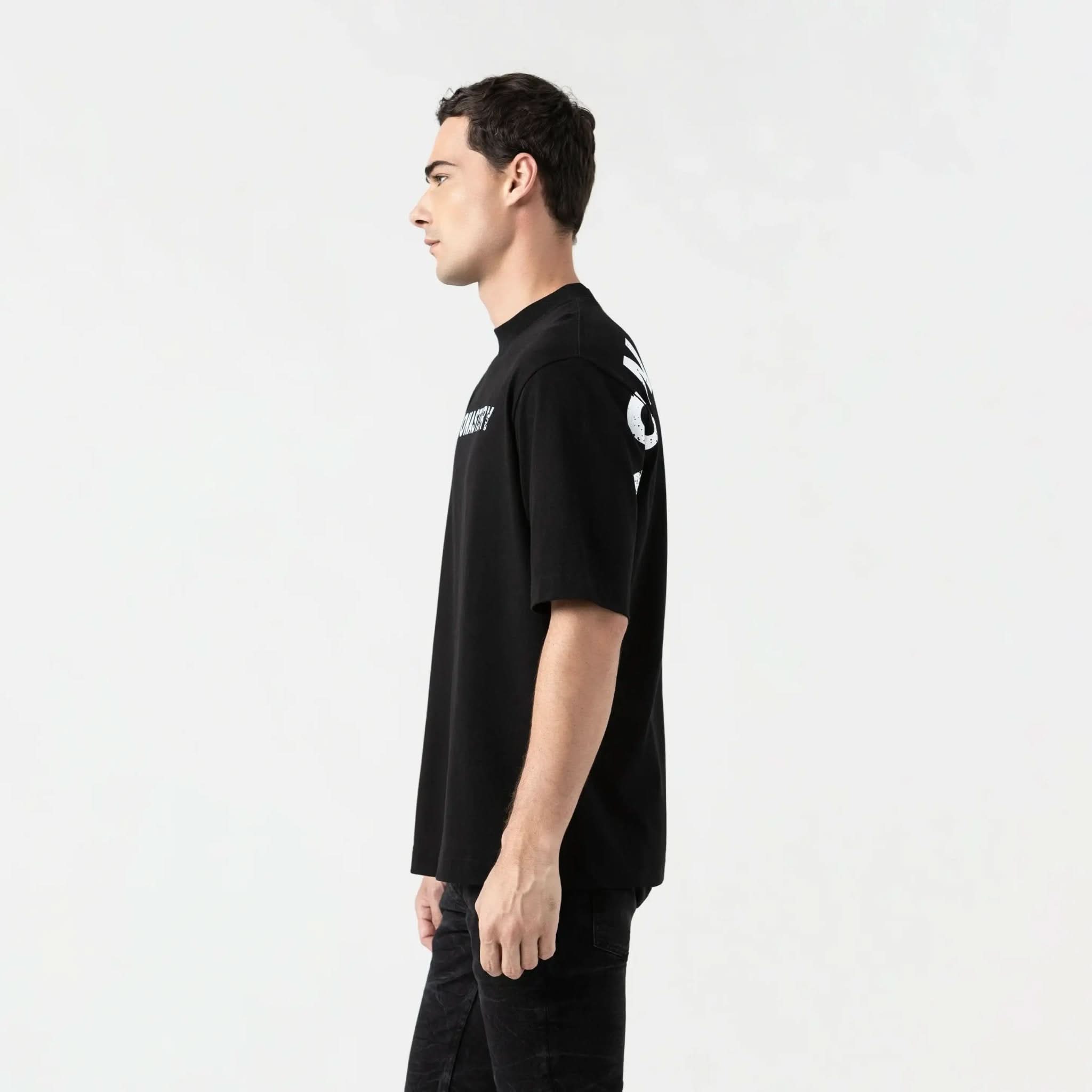 SPARTAN T - SHIRT OVERSIZED MEN BLACK - Monastery | Tienda Oficial Colombia