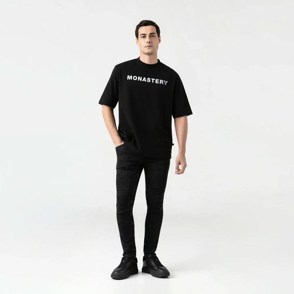 SPARTAN T-SHIRT OVERSIZED MEN BLACK · otra vista