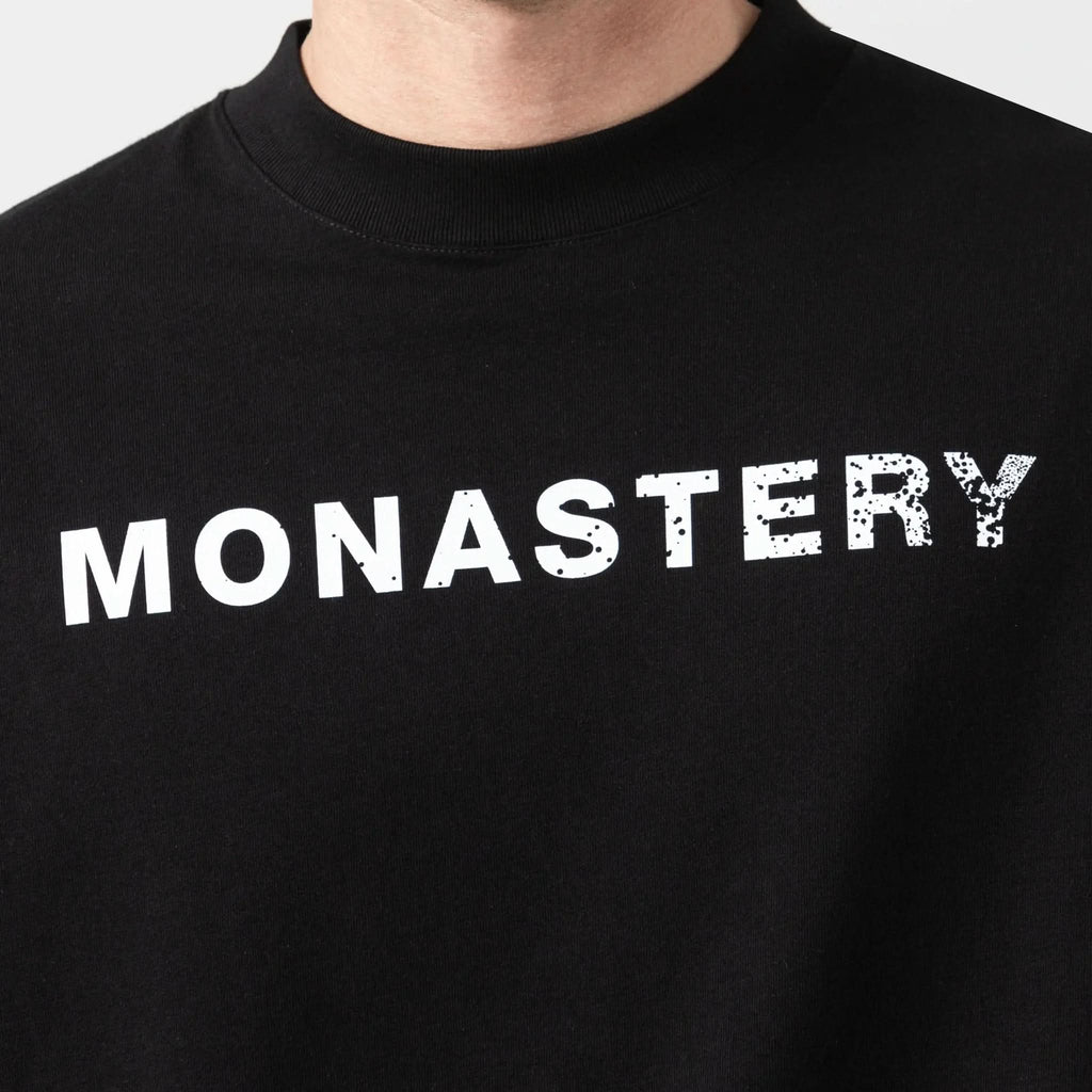 SPARTAN T - SHIRT OVERSIZED MEN BLACK - Monastery | Tienda Oficial Colombia