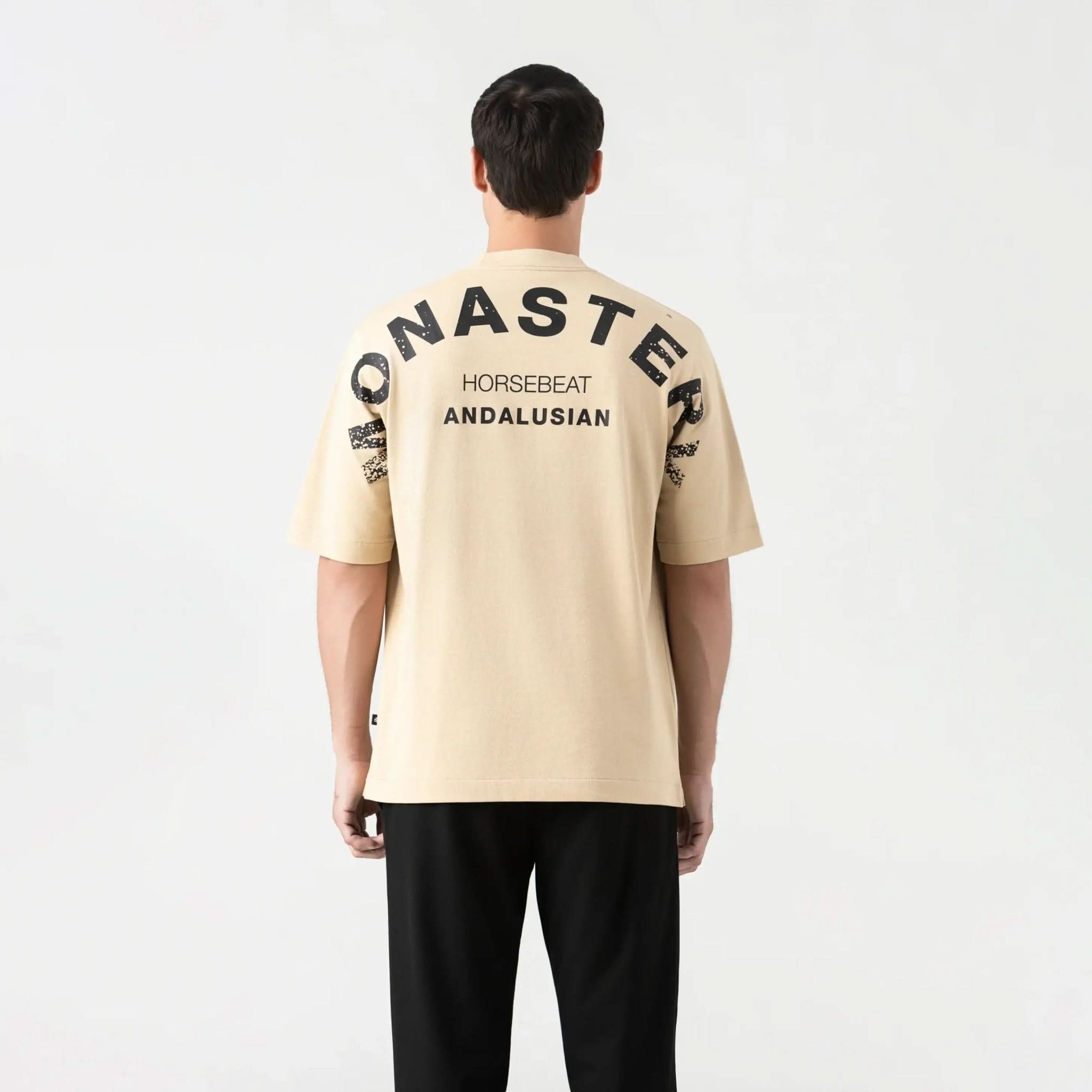 SPARTAN T - SHIRT OVERSIZED MEN IRISH CREAM - Monastery | Tienda Oficial Colombia