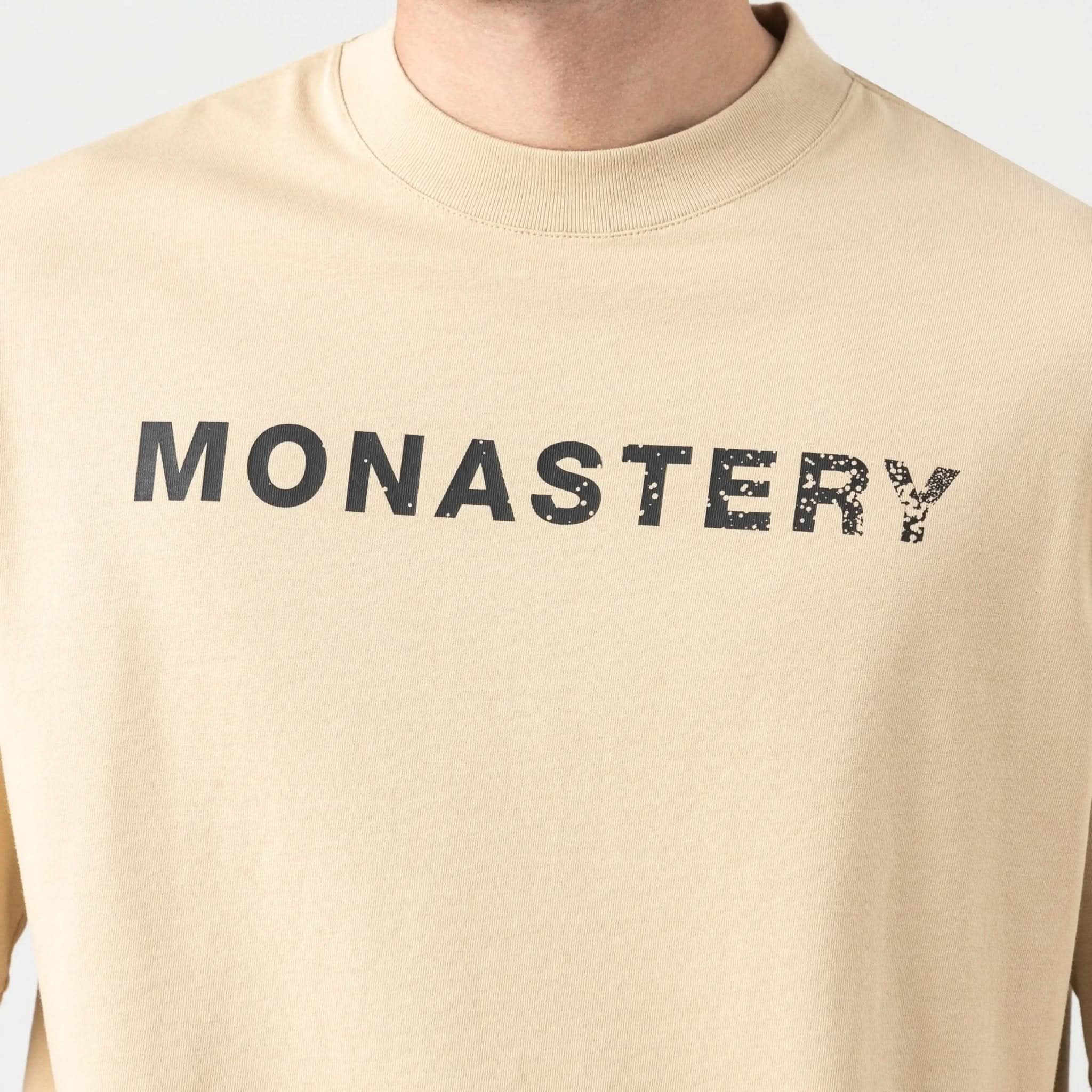 SPARTAN T - SHIRT OVERSIZED MEN IRISH CREAM - Monastery | Tienda Oficial Colombia
