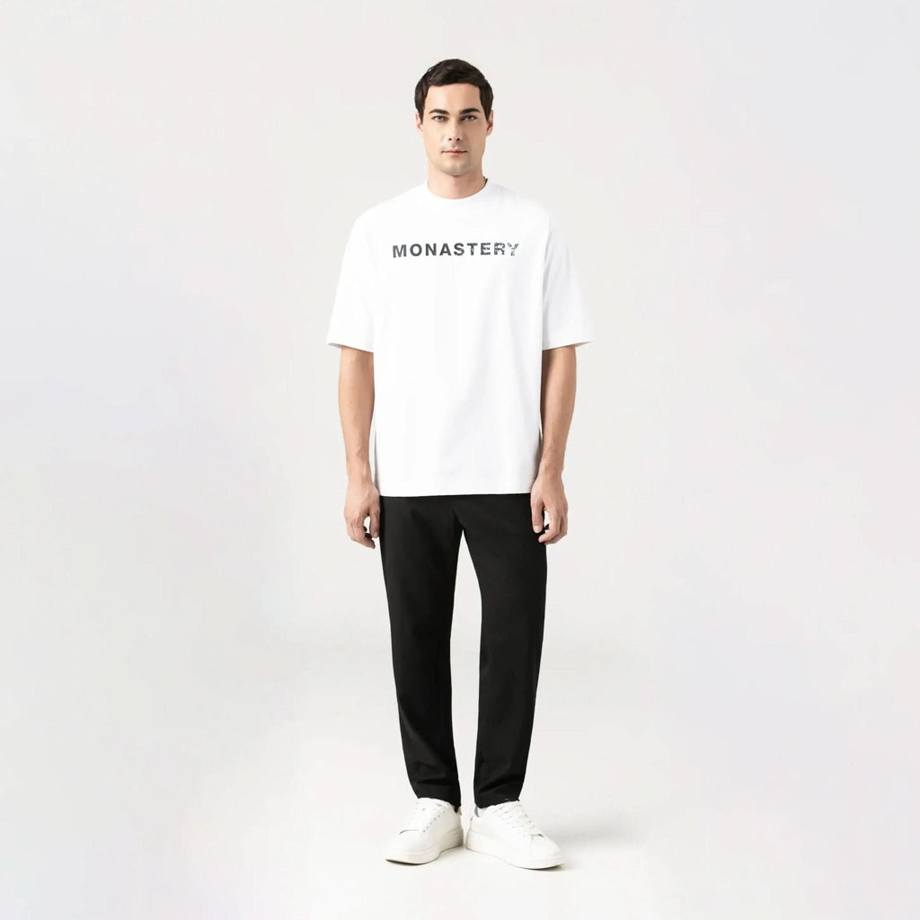 SPARTAN T - SHIRT OVERSIZED MEN WHITE - Monastery | Tienda Oficial Colombia