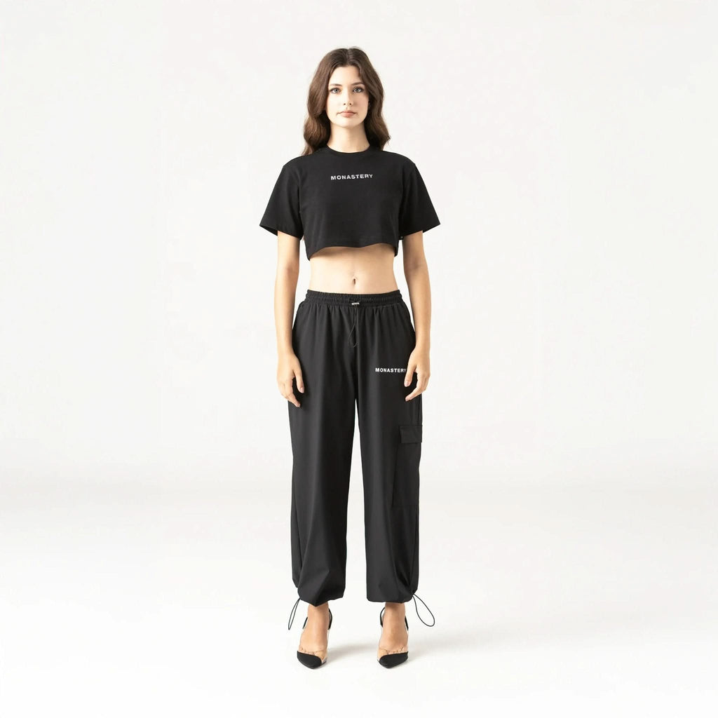 SUMMER CROP TOP WOMEN BLACK - Monastery | Tienda Oficial Colombia