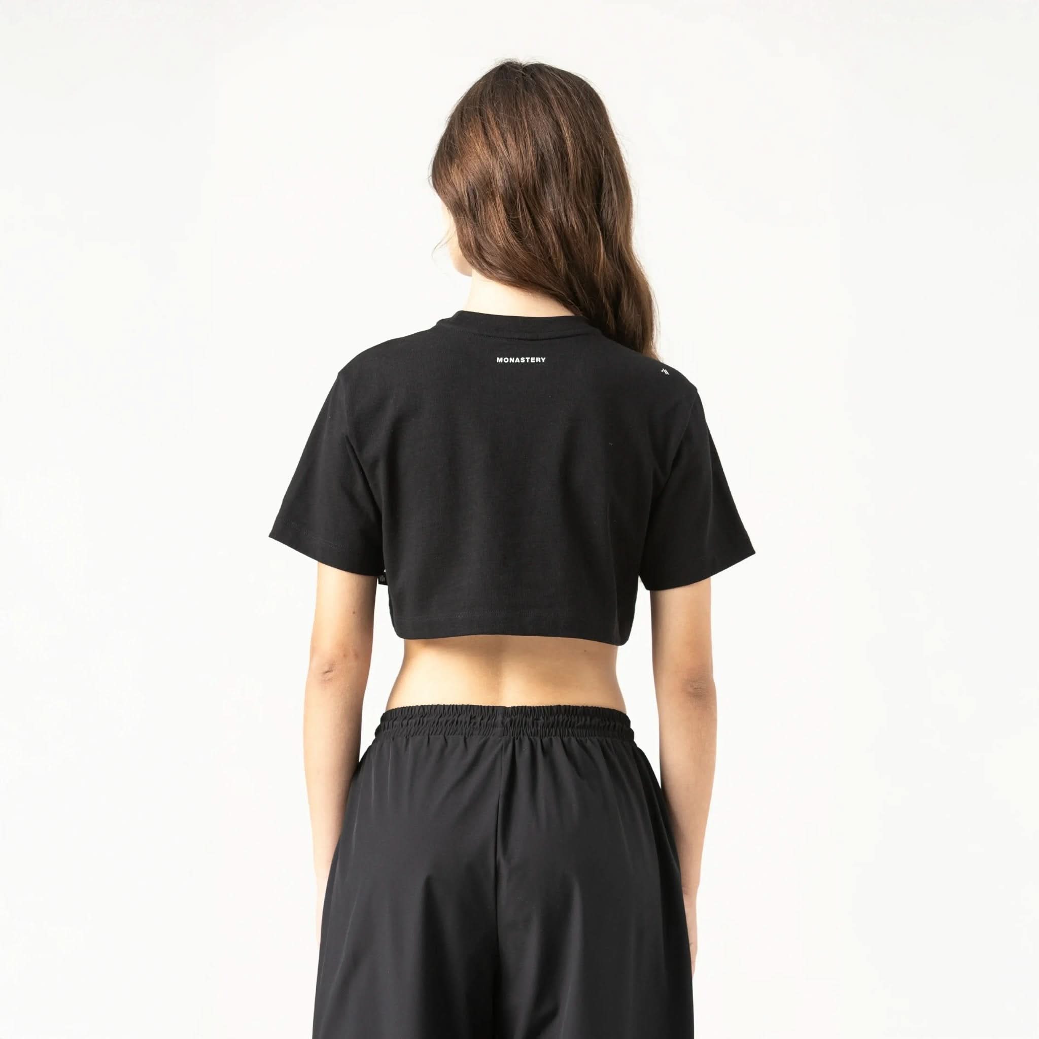SUMMER CROP TOP WOMEN BLACK - Monastery | Tienda Oficial Colombia