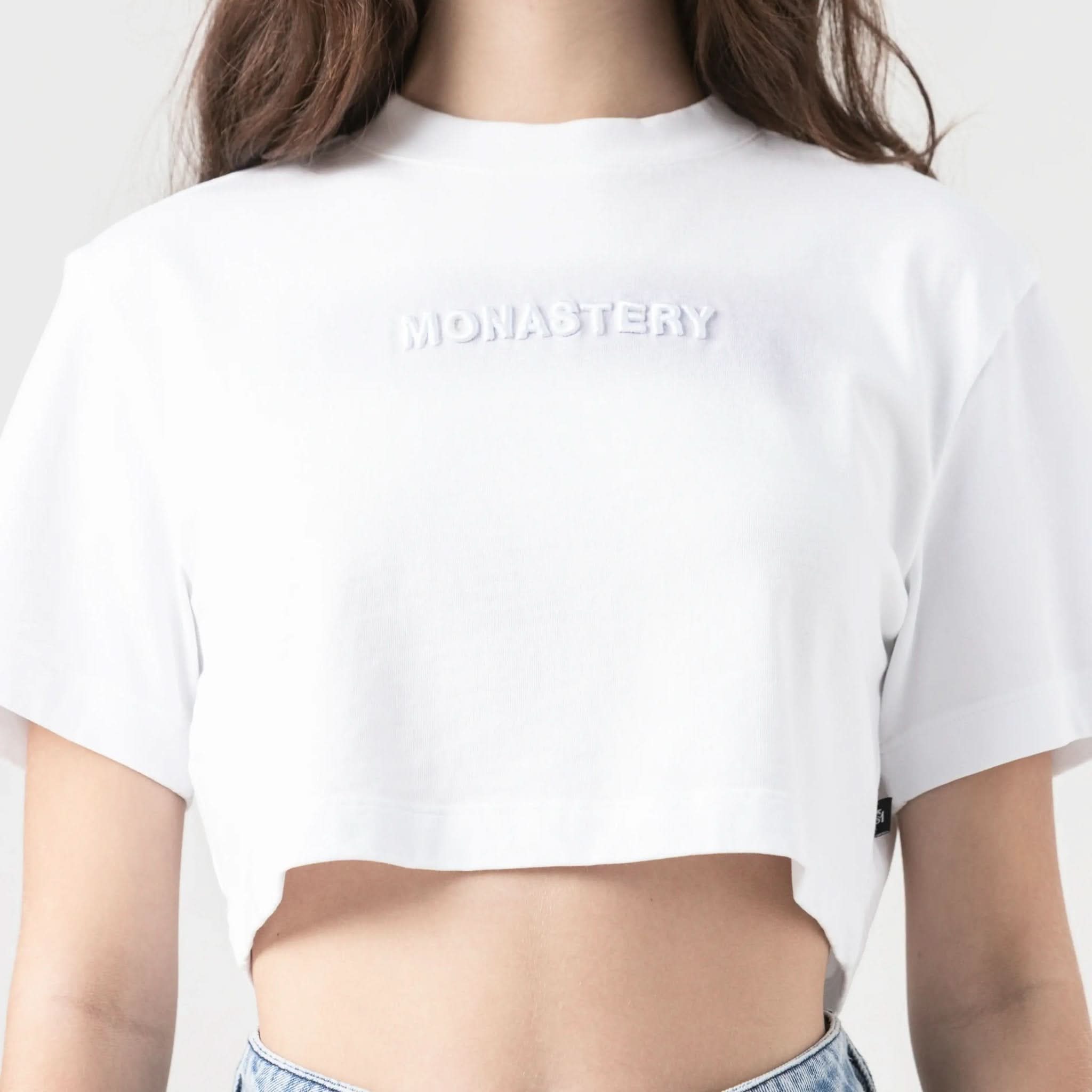 SUNNA CROP TOP WOMEN WHITE - Monastery | Tienda Oficial Colombia