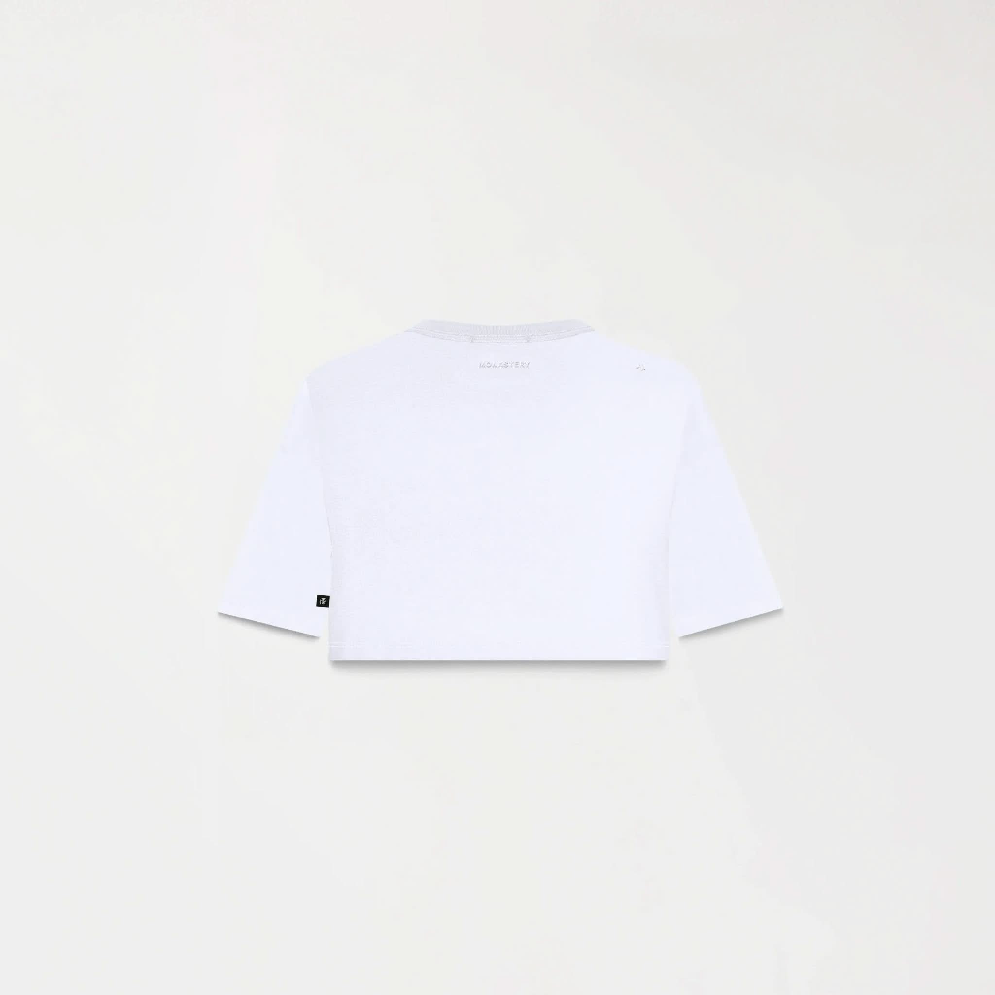 SUNNA CROP TOP WOMEN WHITE - Monastery | Tienda Oficial Colombia