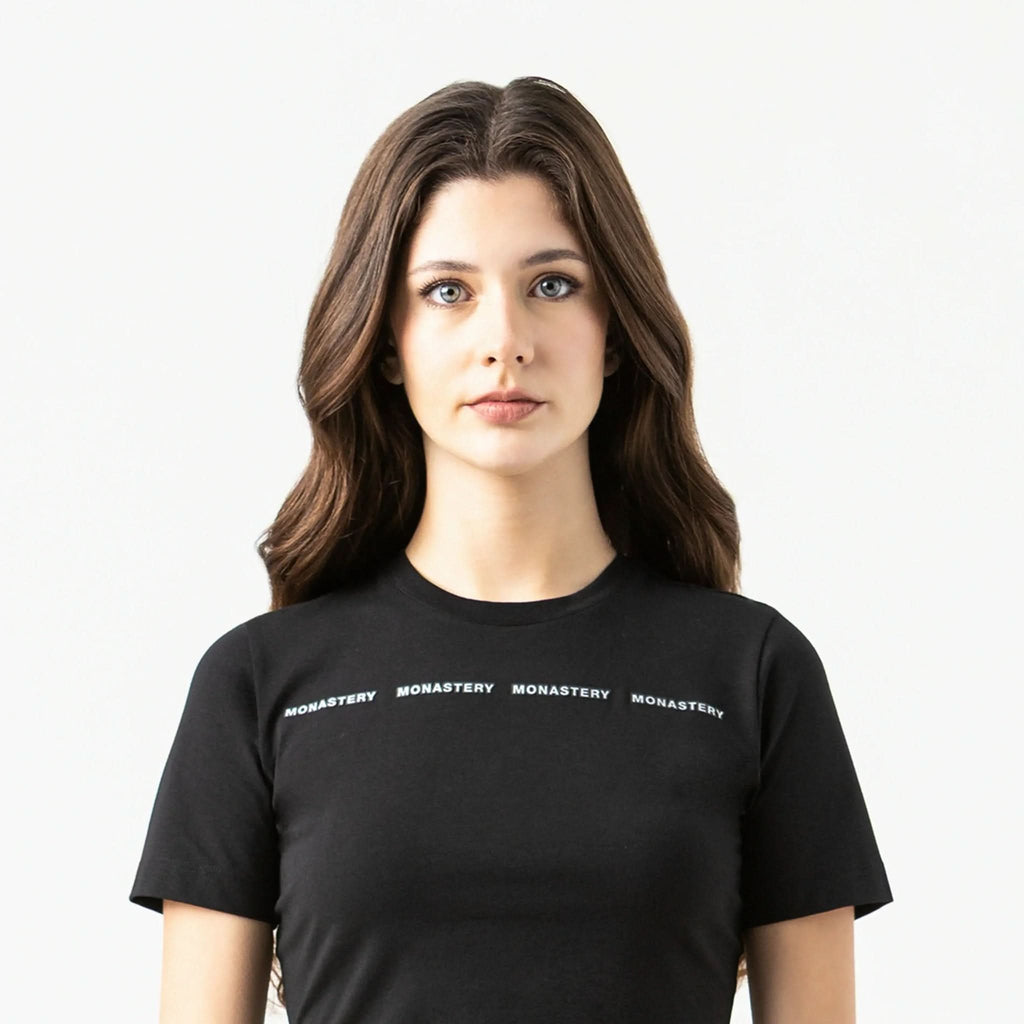 TAINA T - SHIRT WOMEN BLACK - Monastery | Tienda Oficial Colombia