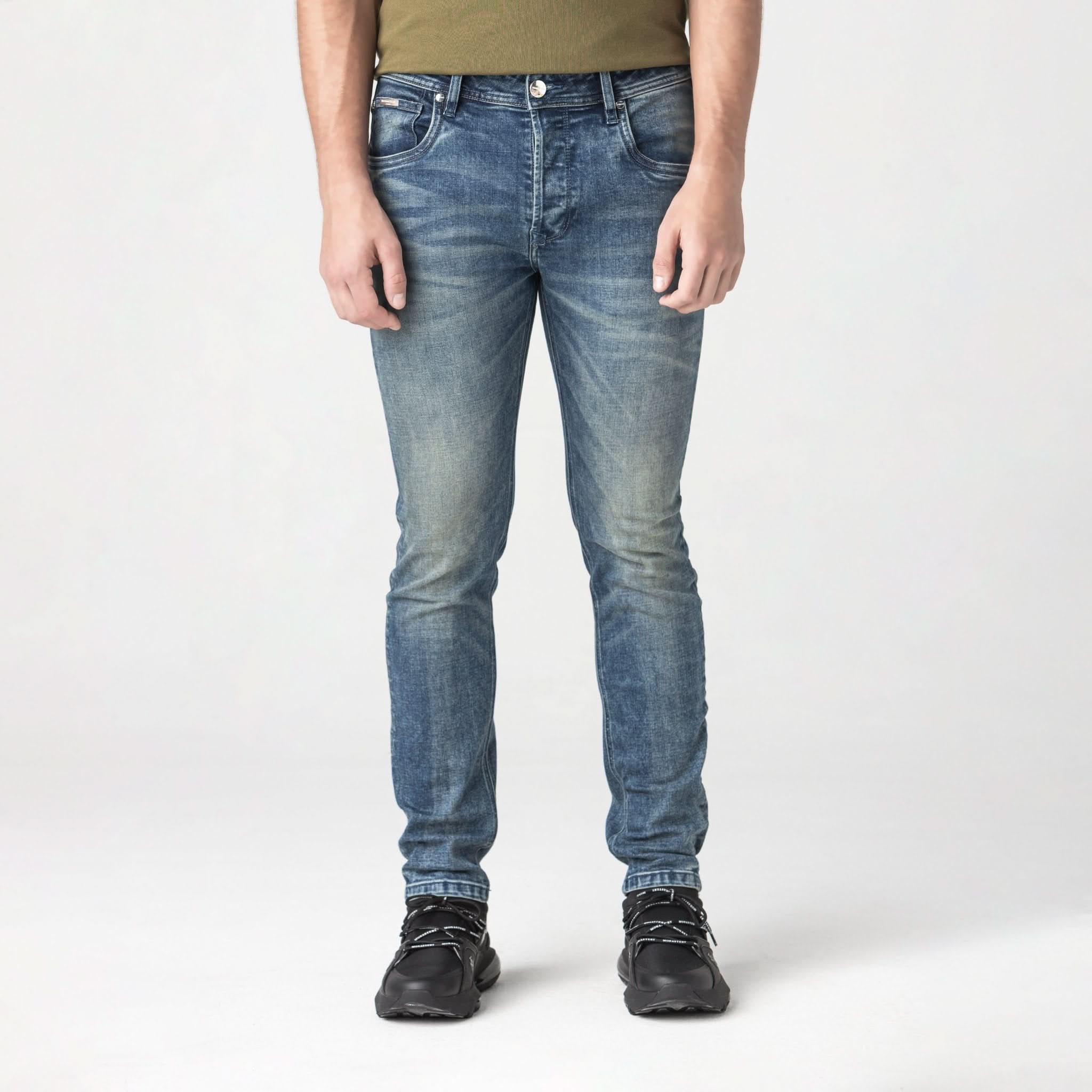 TEKSTEL JEAN MEN BLUE DENIM - Monastery | Tienda Oficial Colombia