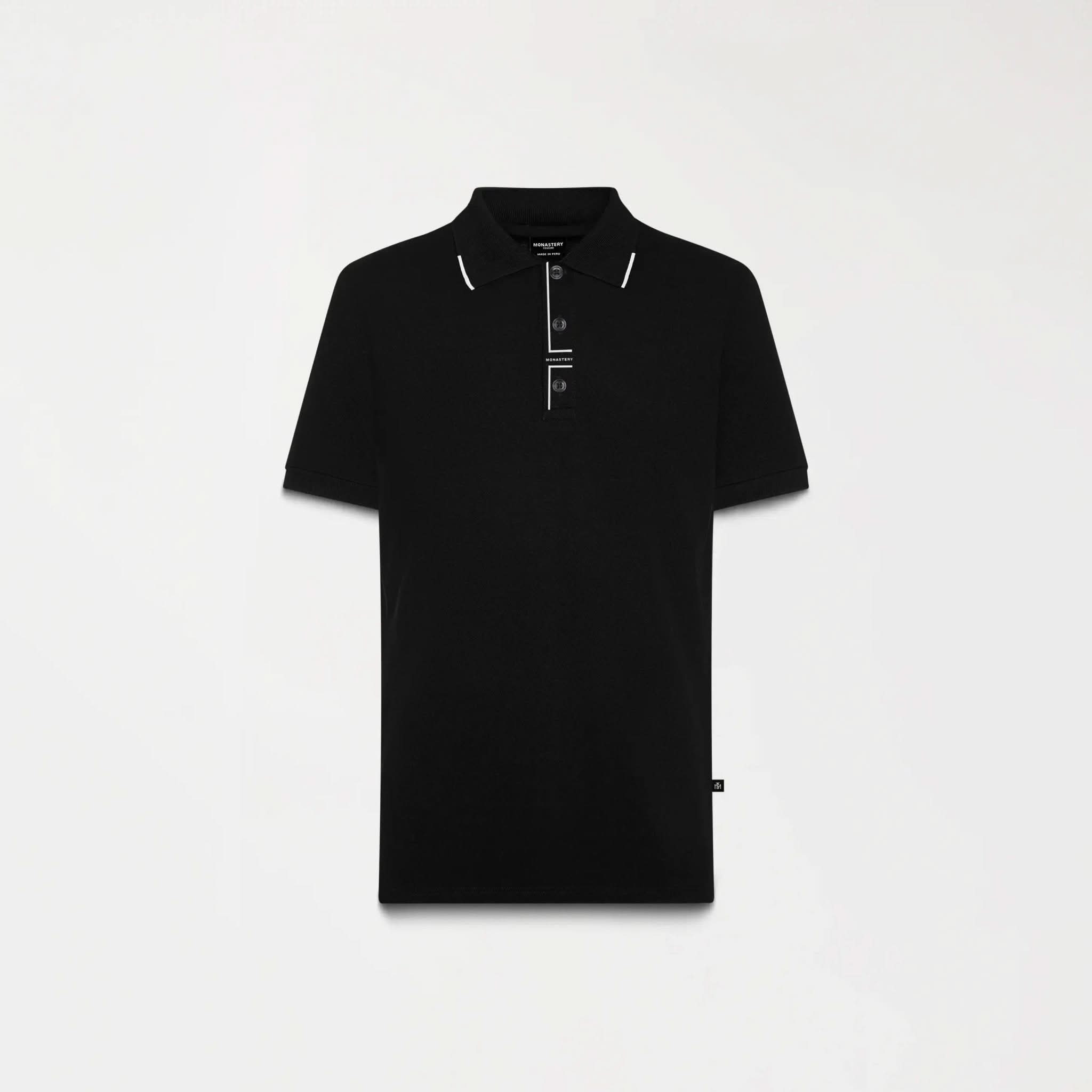 TENNESSEE POLO MEN BLACK - Monastery | Tienda Oficial Colombia