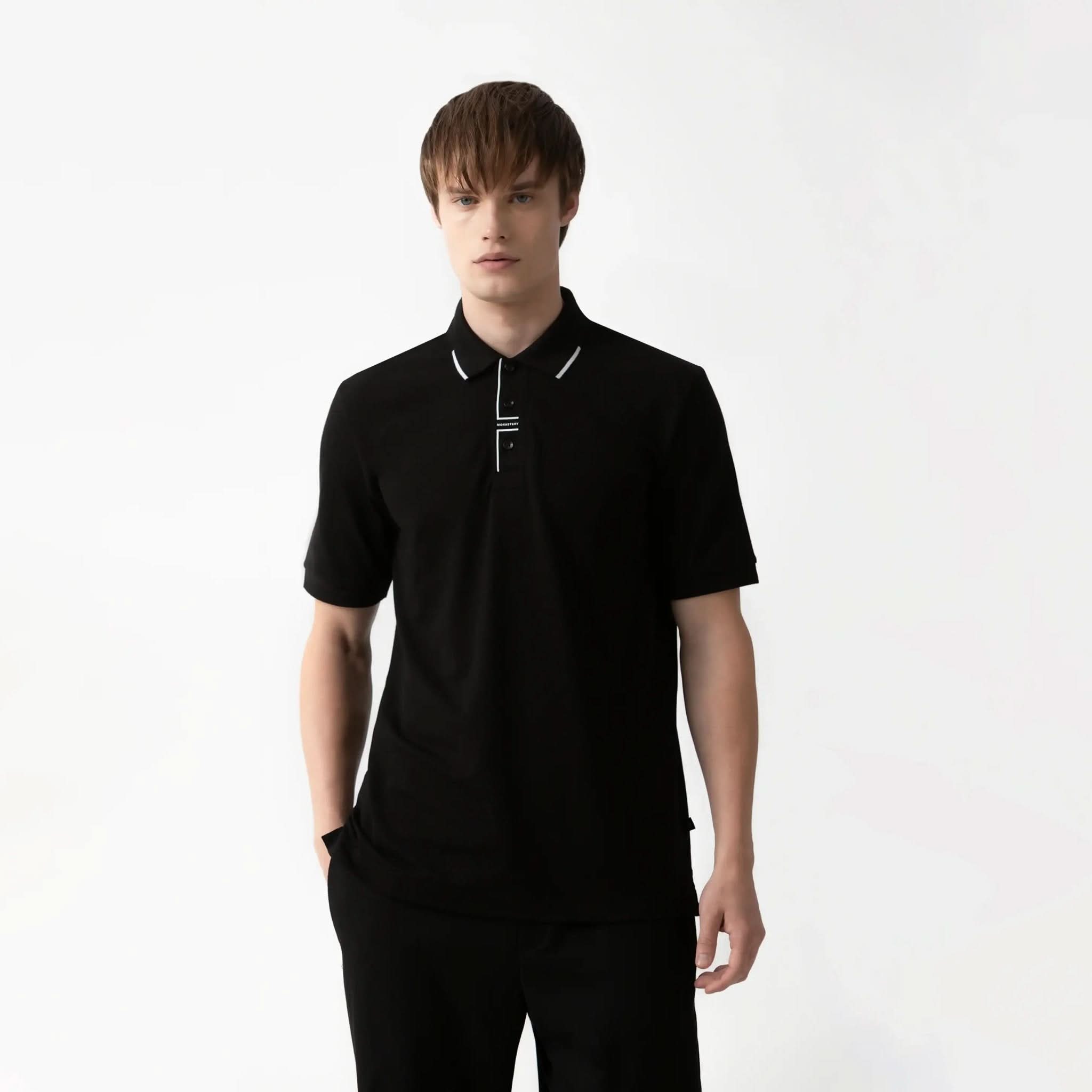 TENNESSEE POLO MEN BLACK - Monastery | Tienda Oficial Colombia