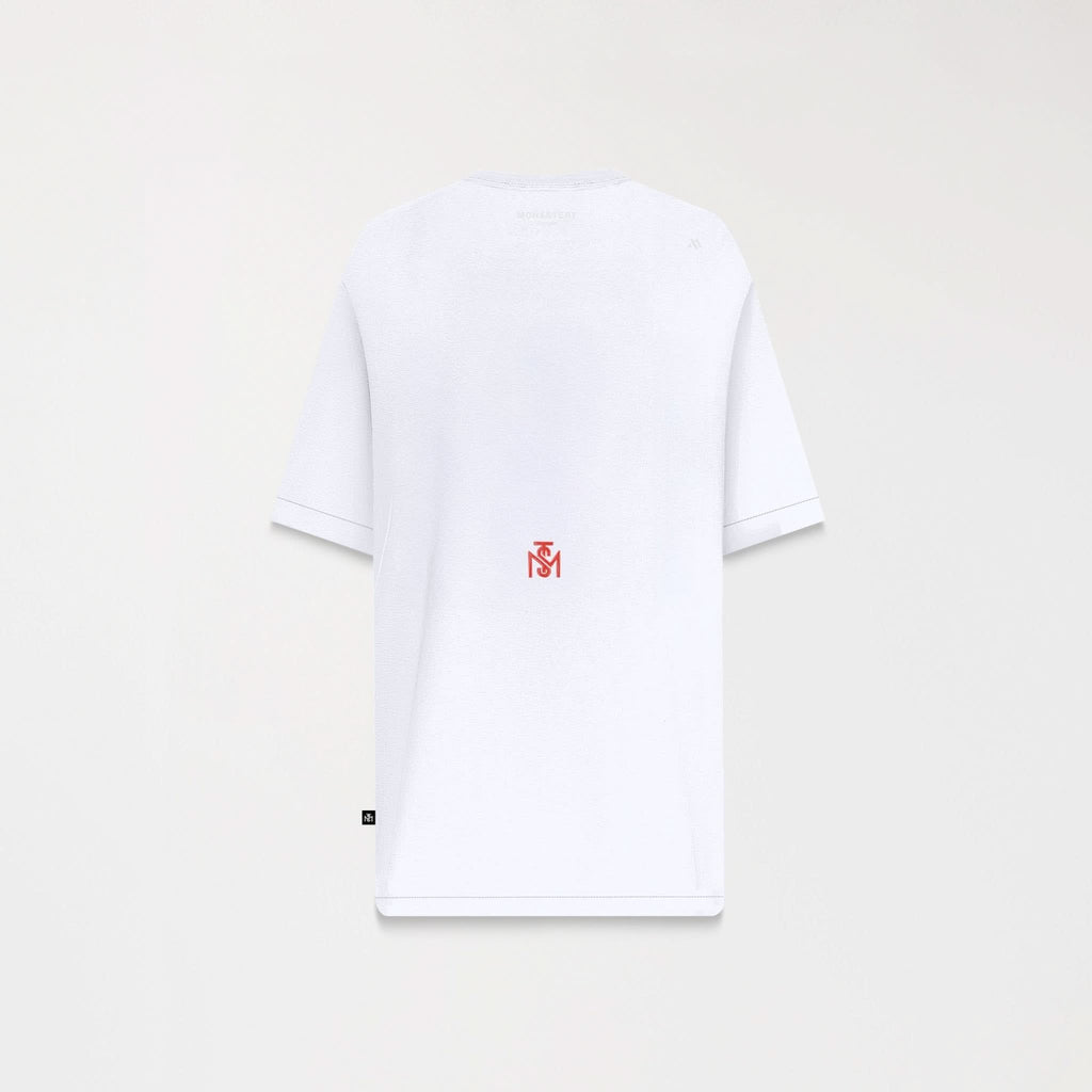 TERRIMONT T - SHIRT OVERSIZED MEN WHITE - Monastery | Tienda Oficial Colombia