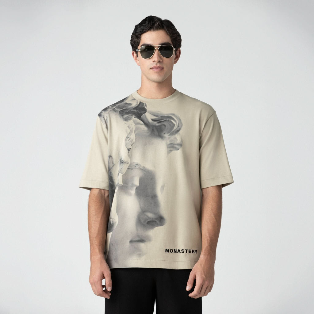 TERSIA T - SHIRT OVERSIZED MEN ABBEY STONE - Monastery | Tienda Oficial Colombia