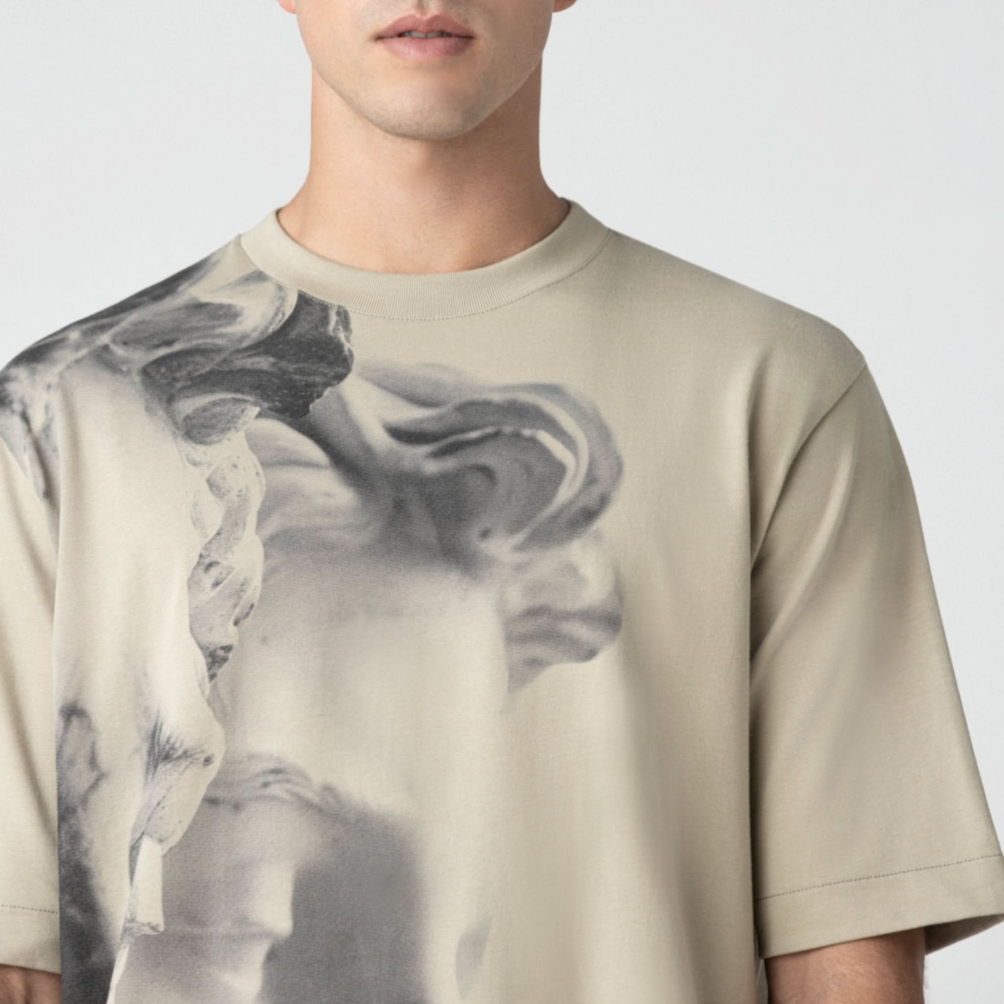 TERSIA T - SHIRT OVERSIZED MEN ABBEY STONE - Monastery | Tienda Oficial Colombia