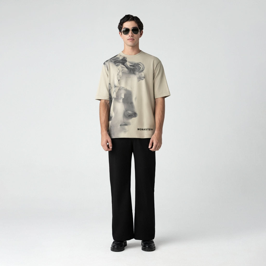 TERSIA T - SHIRT OVERSIZED MEN ABBEY STONE - Monastery | Tienda Oficial Colombia