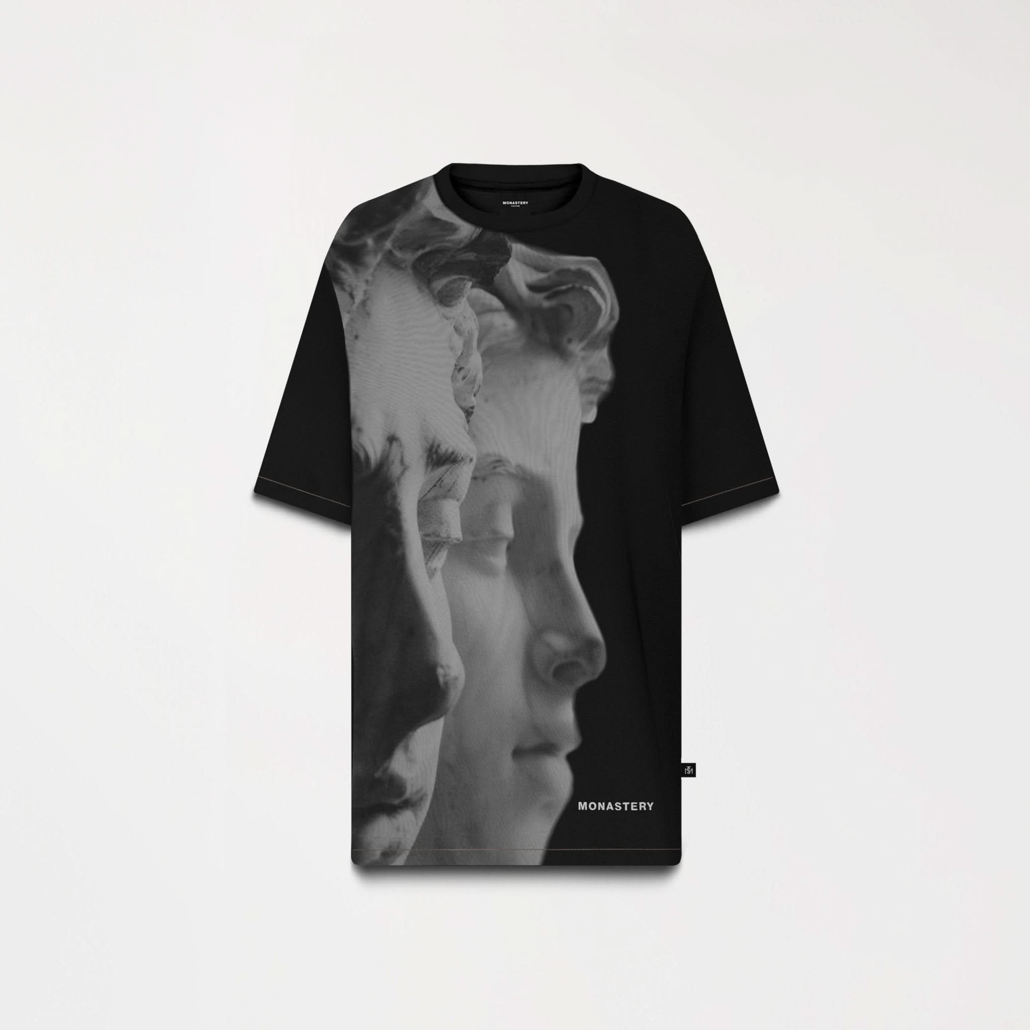 TERSIA T - SHIRT OVERSIZED MEN BLACK - Monastery | Tienda Oficial Colombia