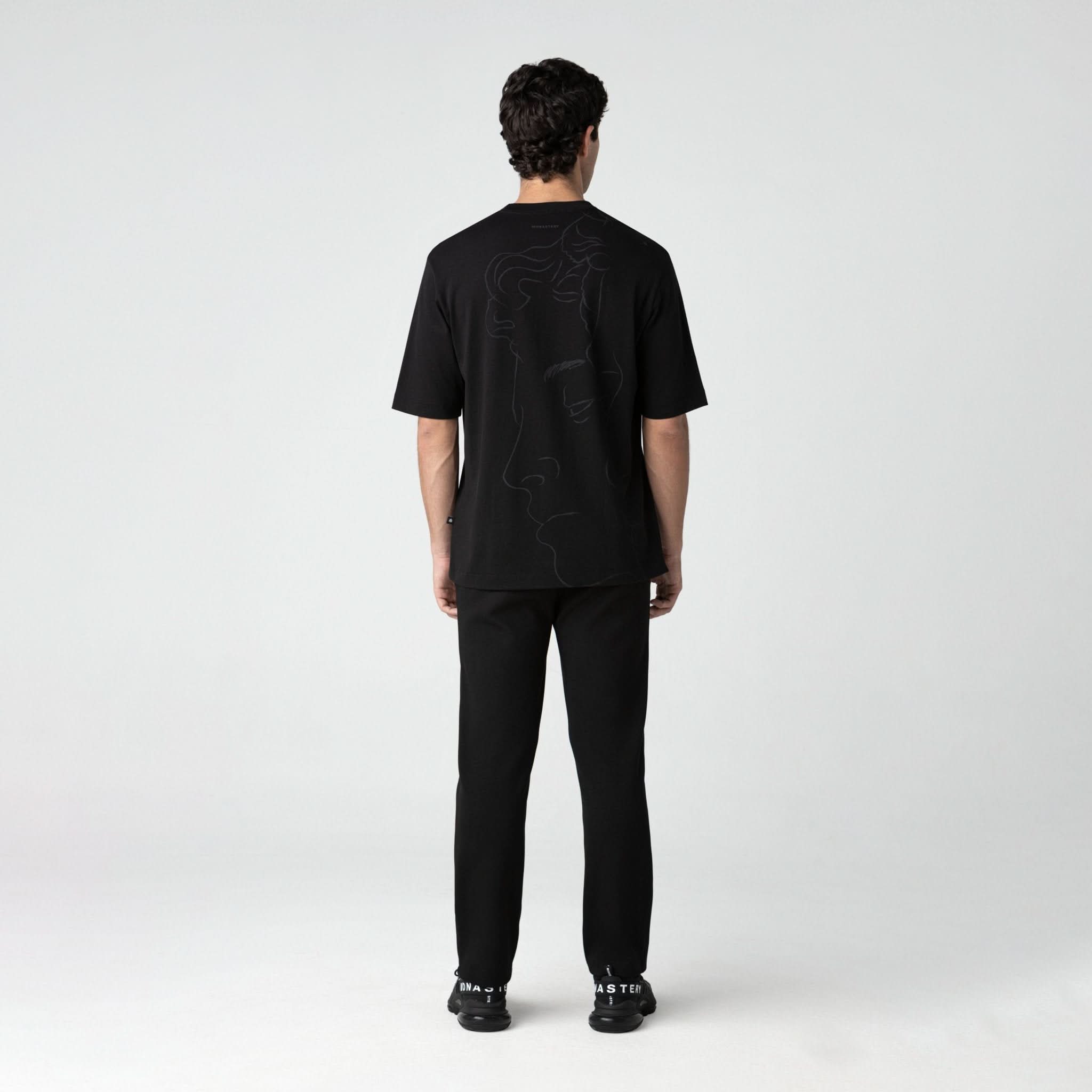 TERSIA T - SHIRT OVERSIZED MEN BLACK - Monastery | Tienda Oficial Colombia