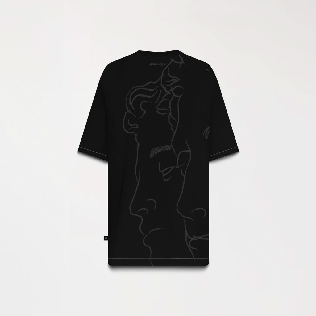 TERSIA T - SHIRT OVERSIZED MEN BLACK - Monastery | Tienda Oficial Colombia