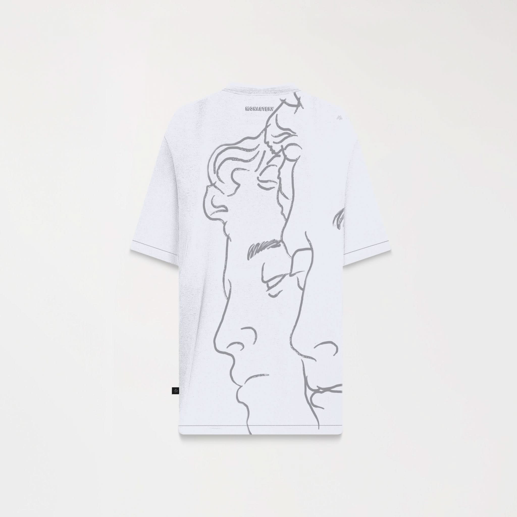 TERSIA T - SHIRT OVERSIZED MEN WHITE - Monastery | Tienda Oficial Colombia