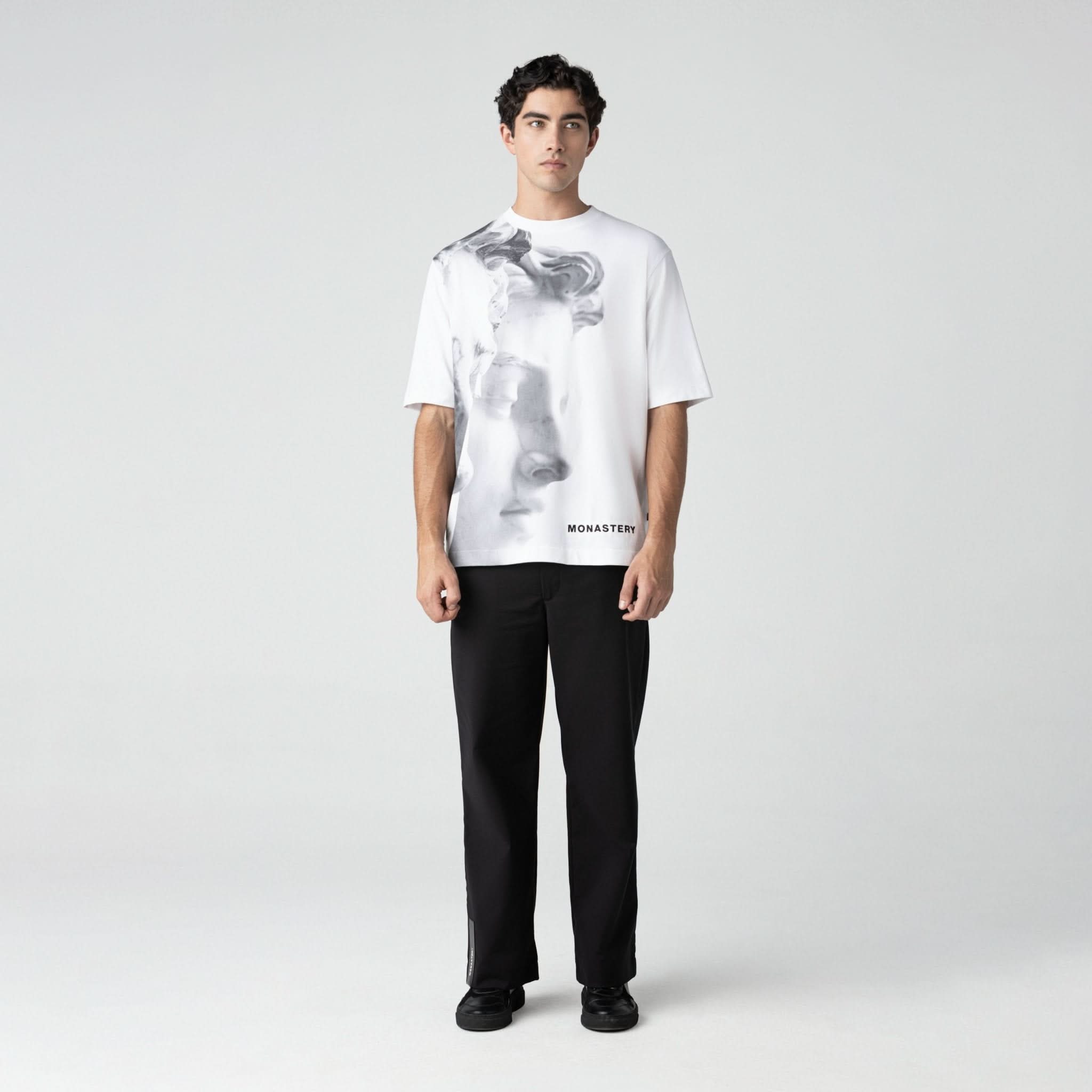 TERSIA T - SHIRT OVERSIZED MEN WHITE - Monastery | Tienda Oficial Colombia