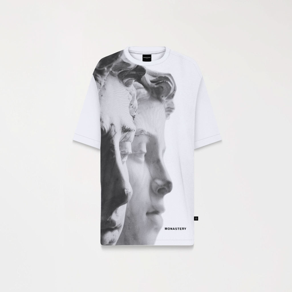TERSIA T - SHIRT OVERSIZED MEN WHITE - Monastery | Tienda Oficial Colombia