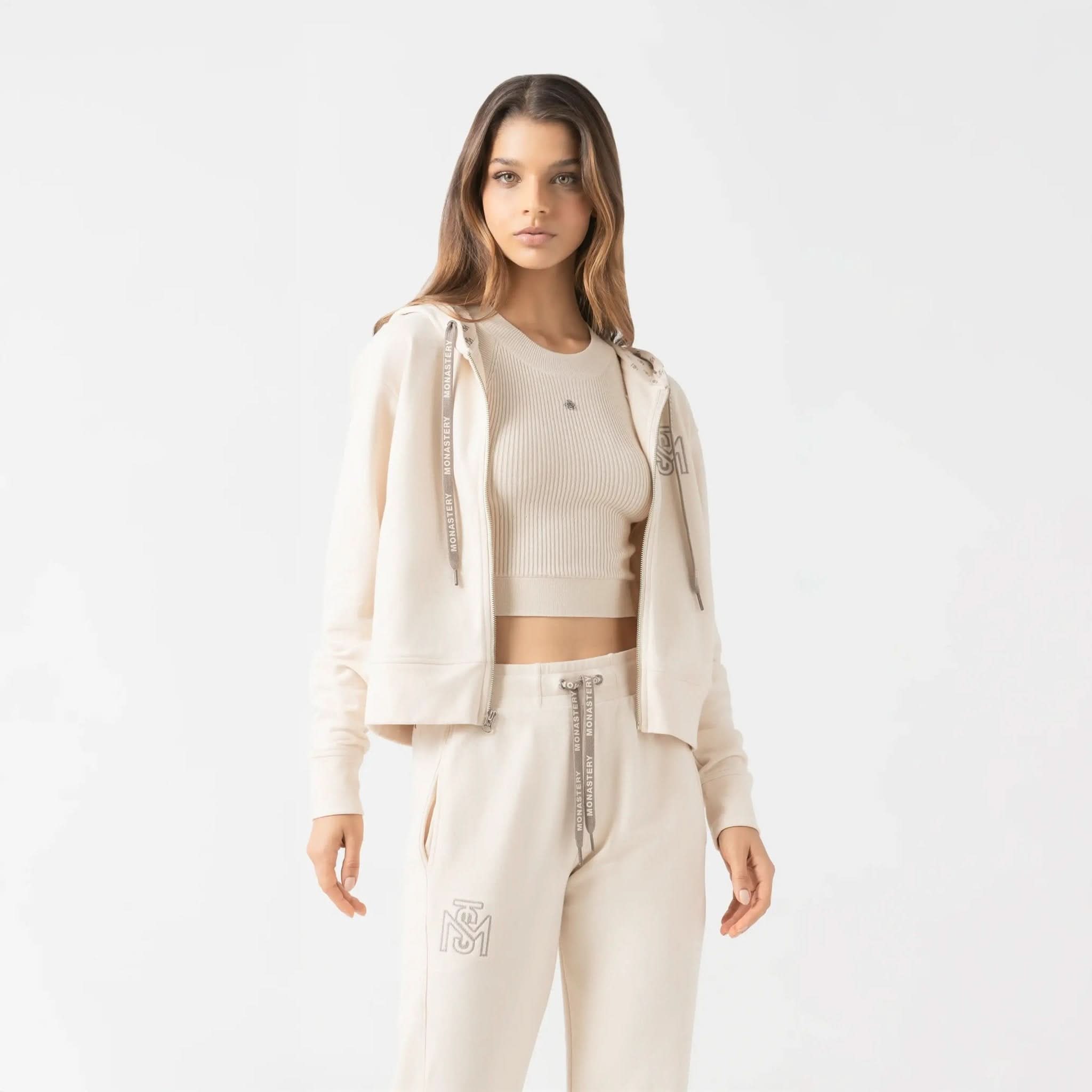 TESS HOODIE WOMEN SAND DOLLAR - Monastery | Tienda Oficial Colombia