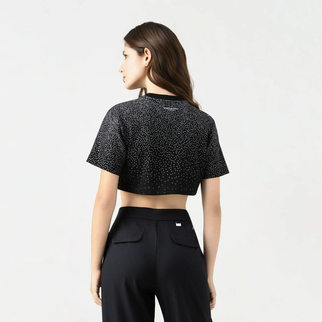 TESSIE CROP TOP WOMEN BLACK - Monastery | Tienda Oficial Colombia