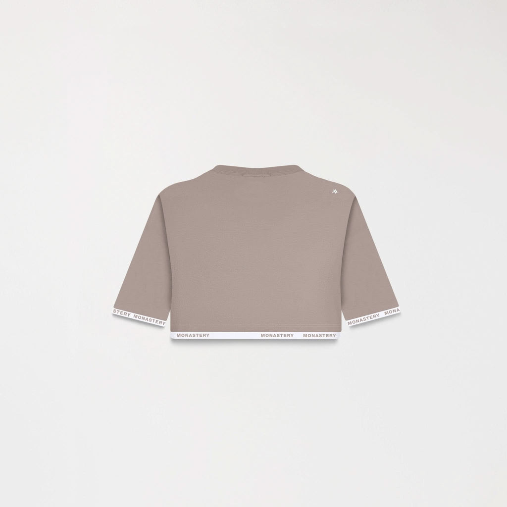 TIZOC CROP TOP WOMEN SIMPLY TAUPE - Monastery | Tienda Oficial Colombia