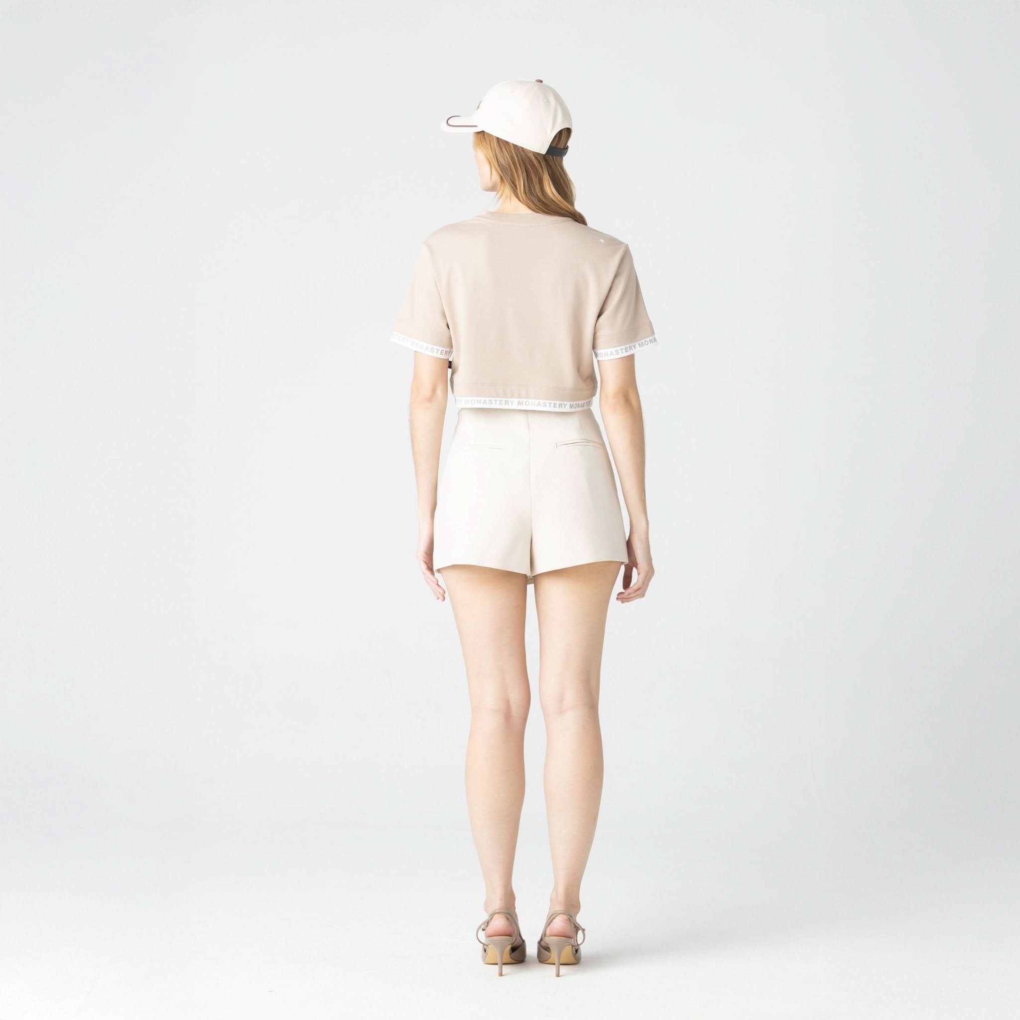 TIZOC CROP TOP WOMEN SIMPLY TAUPE - Monastery | Tienda Oficial Colombia