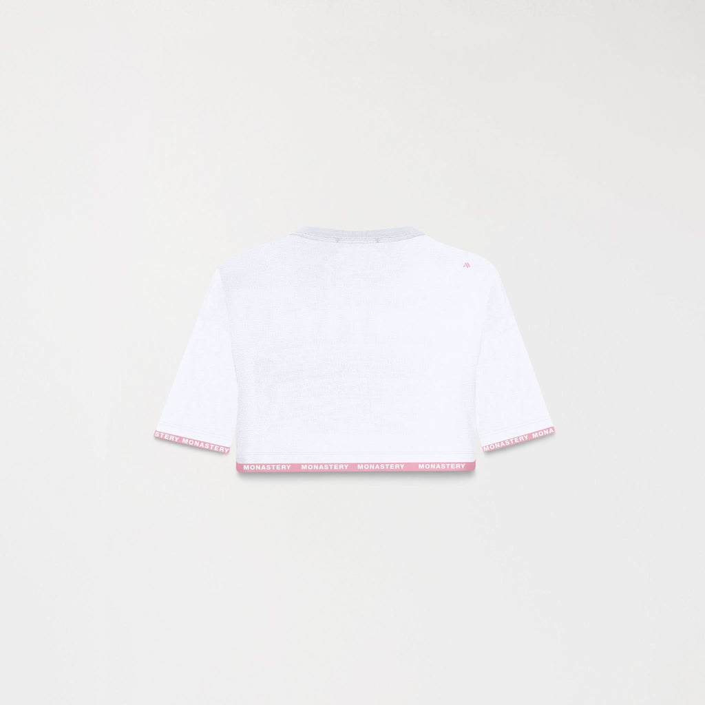 TIZOC CROP TOP WOMEN WHITE - Monastery | Tienda Oficial Colombia