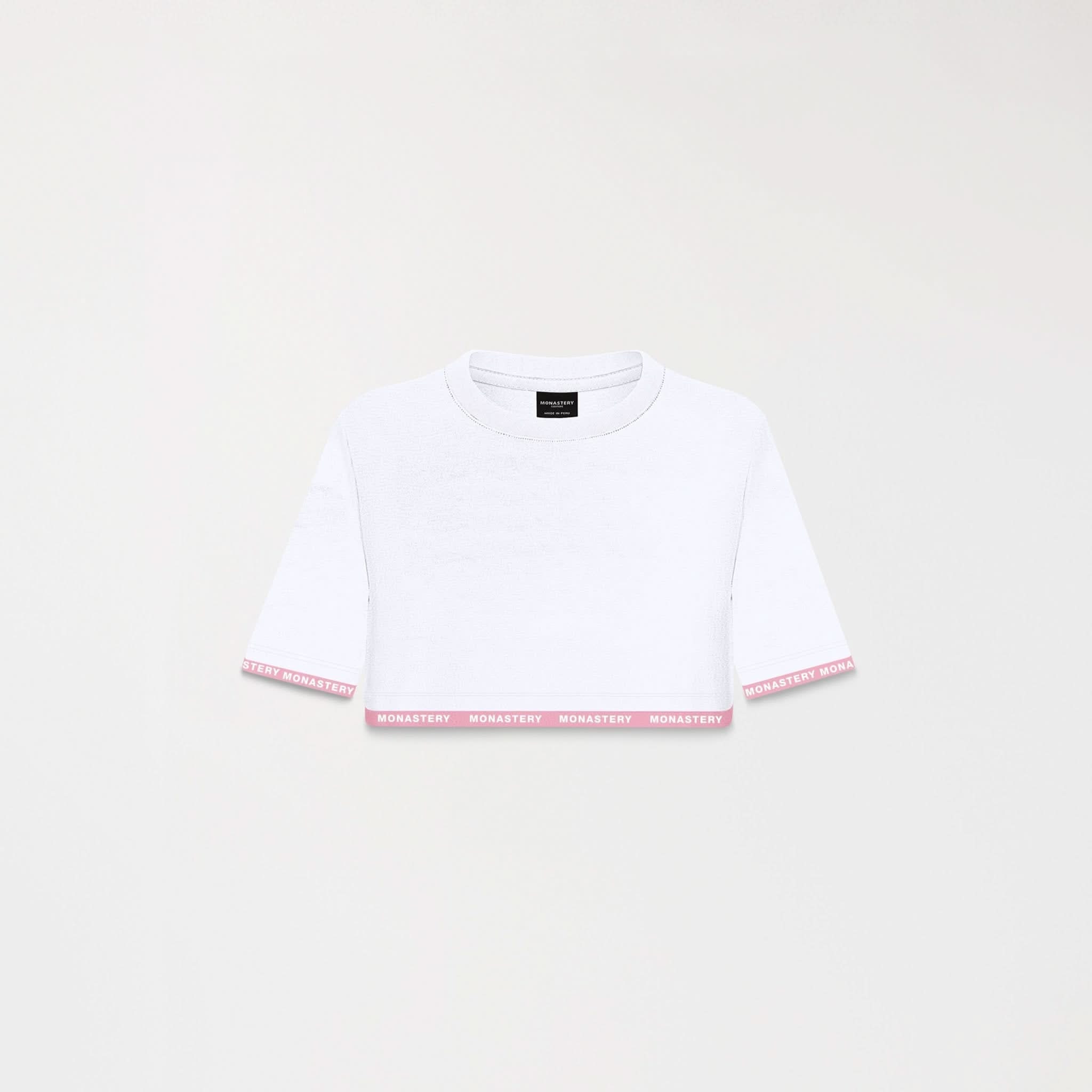 TIZOC CROP TOP WOMEN WHITE - Monastery | Tienda Oficial Colombia