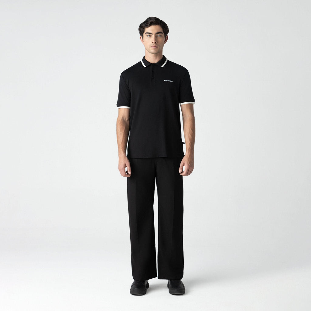 TRIUMPHUS POLO MEN BLACK - Monastery | Tienda Oficial Colombia