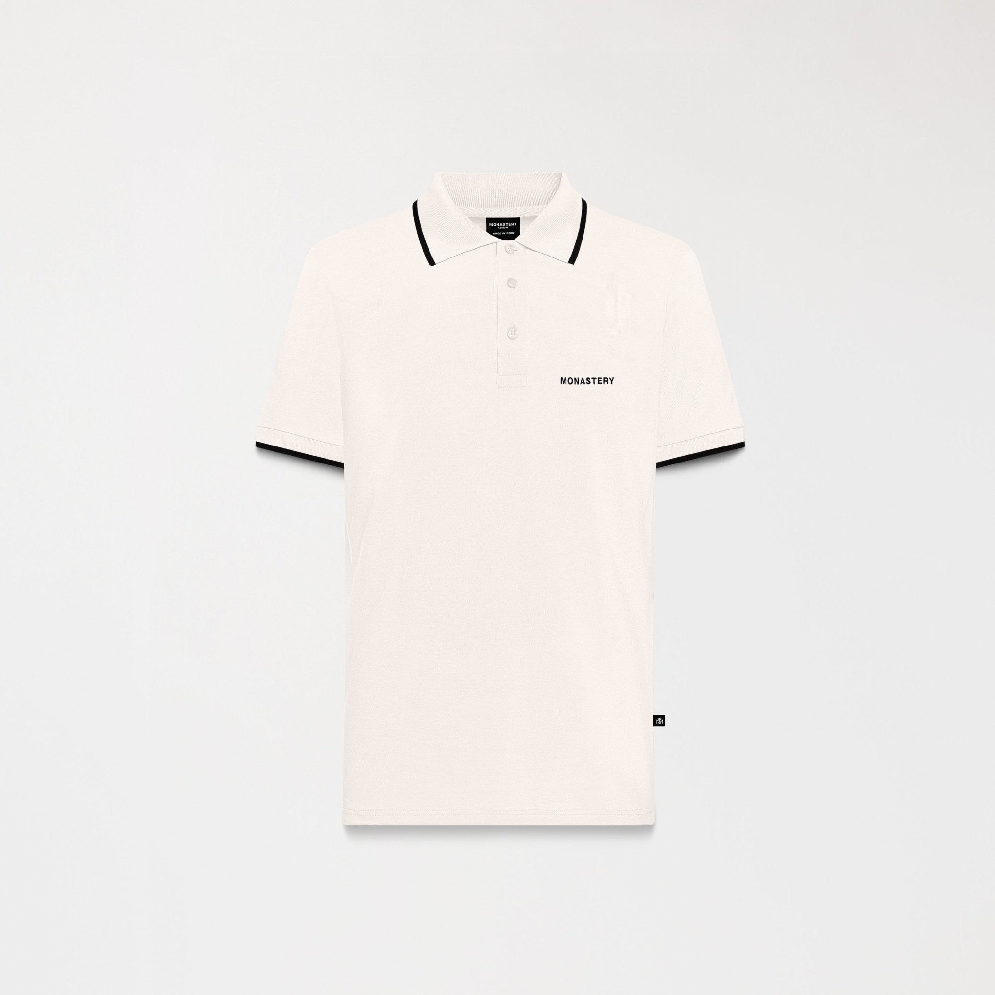 TRIUMPHUS POLO MEN EGRET - Monastery | Tienda Oficial Colombia
