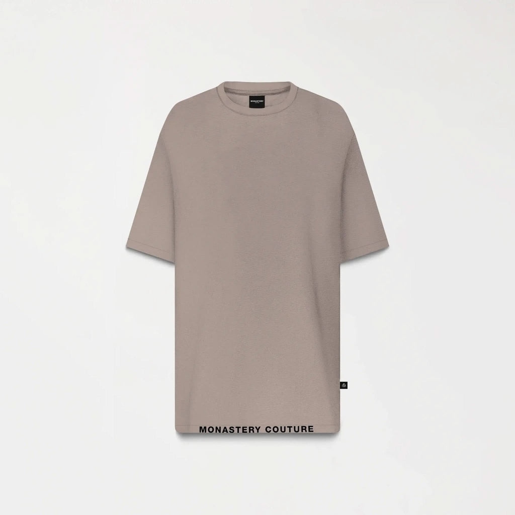 TUCKER T - SHIRT OVERSIZED MEN TAUPE GRAY - Monastery | Tienda Oficial Colombia
