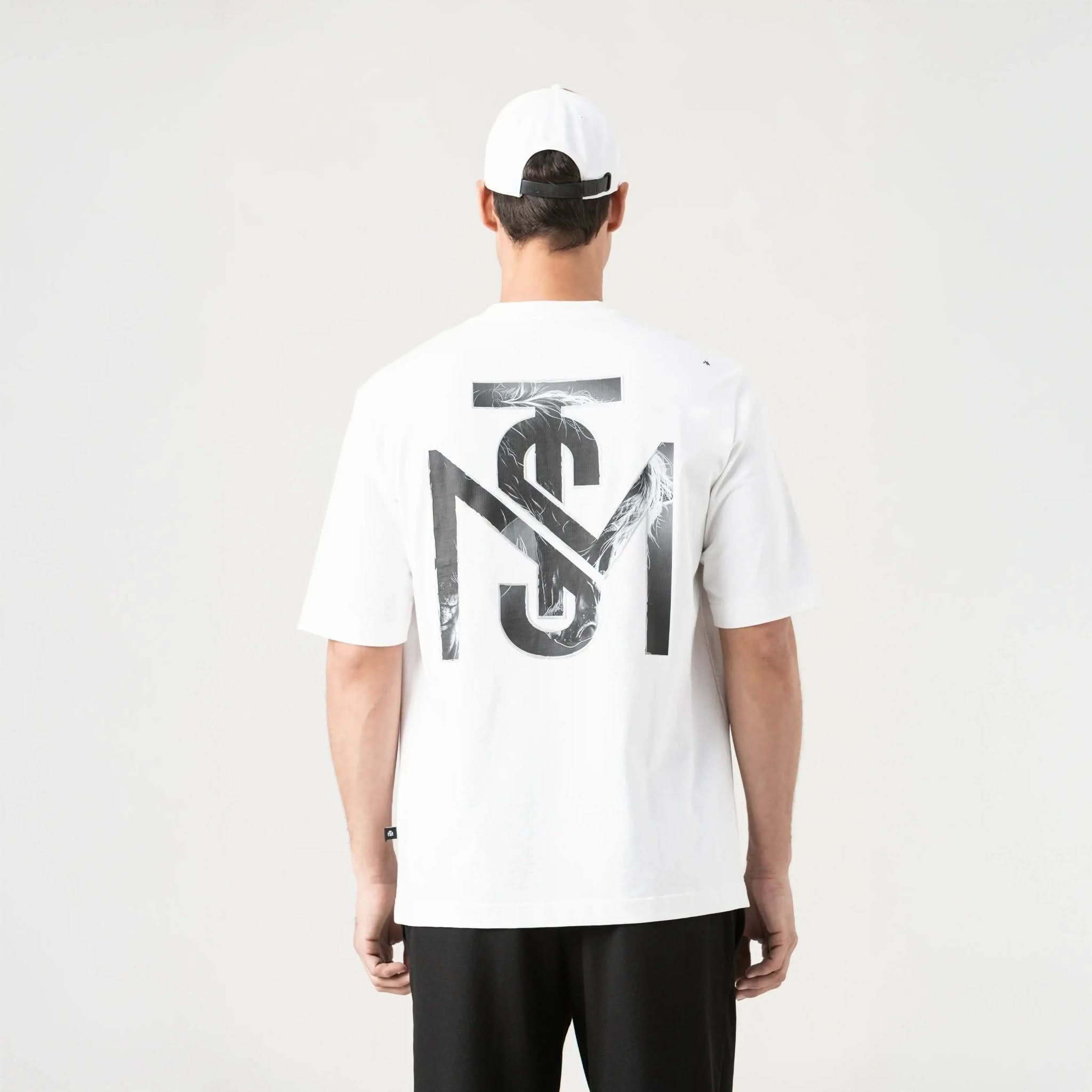 TUCKER T - SHIRT OVERSIZED MEN WHITE - Monastery | Tienda Oficial Colombia