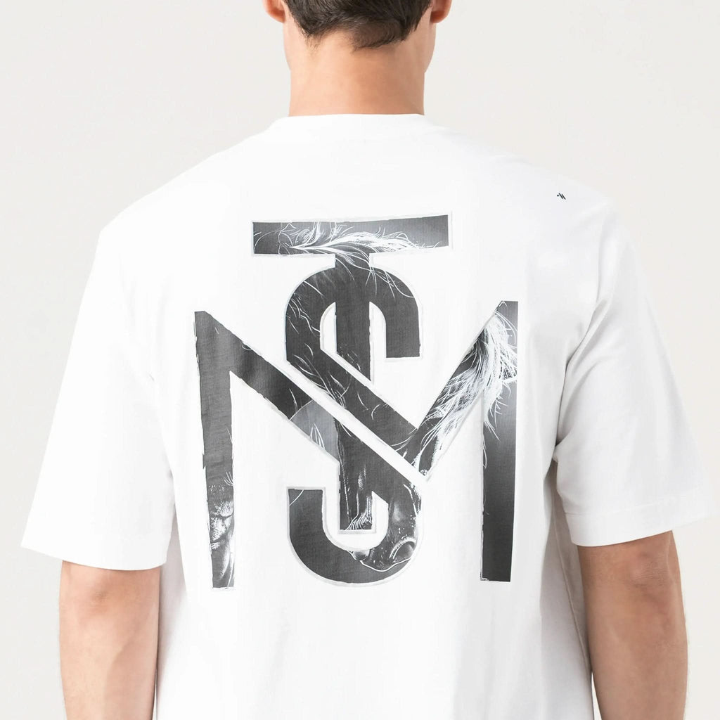TUCKER T - SHIRT OVERSIZED MEN WHITE - Monastery | Tienda Oficial Colombia