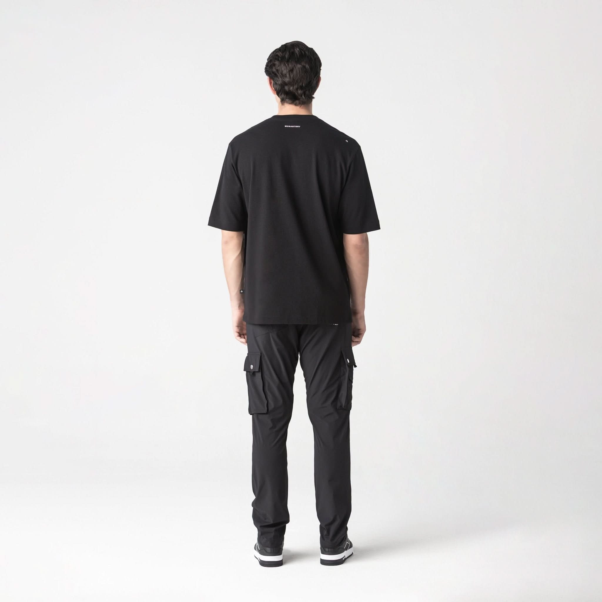 VENERATUS T - SHIRT OVERSIZED MEN BLACK - Monastery | Tienda Oficial Colombia