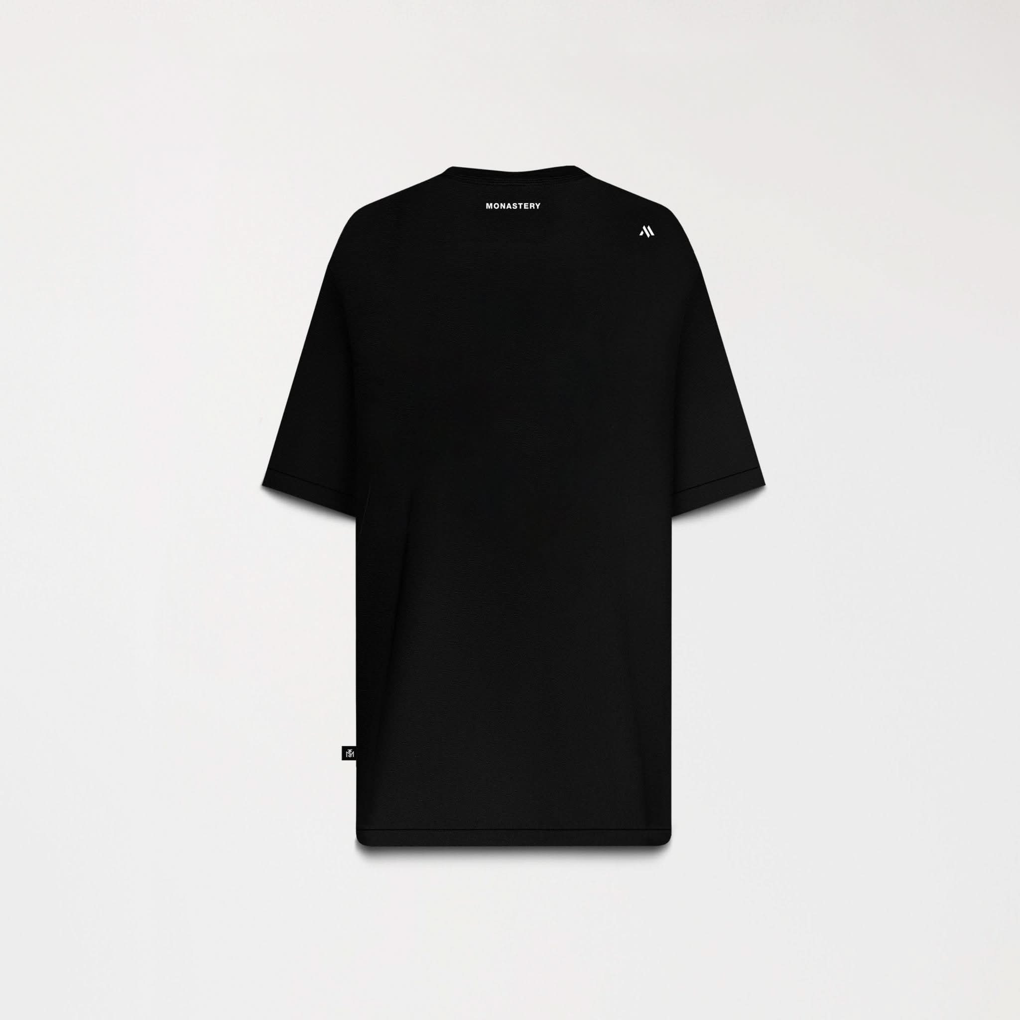 VENERATUS T - SHIRT OVERSIZED MEN BLACK - Monastery | Tienda Oficial Colombia