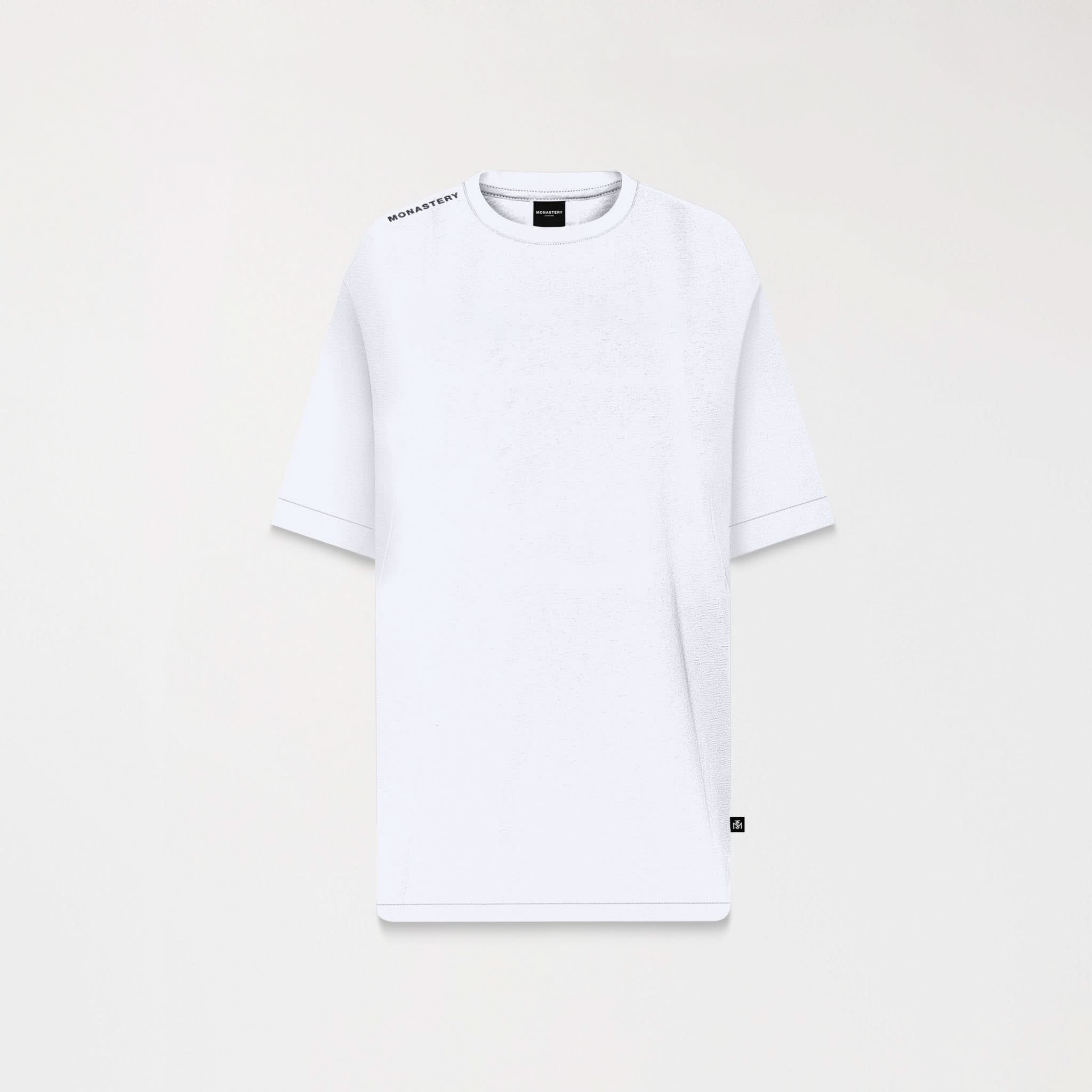 VENERATUS T - SHIRT OVERSIZED MEN WHITE - Monastery | Tienda Oficial Colombia