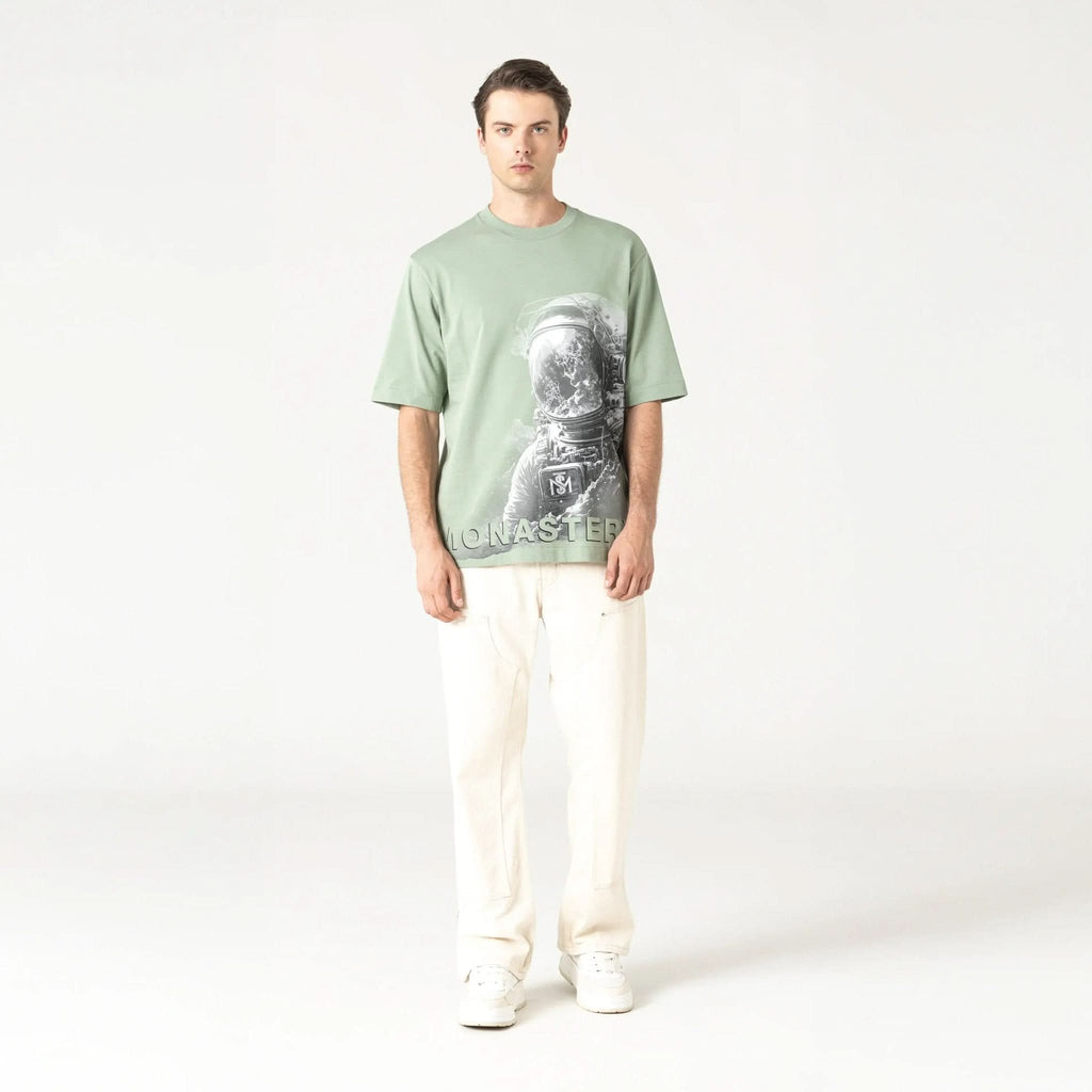 VENTURE T - SHIRT OVERSIZED MEN ICEBERG GREEN - Monastery | Tienda Oficial Colombia