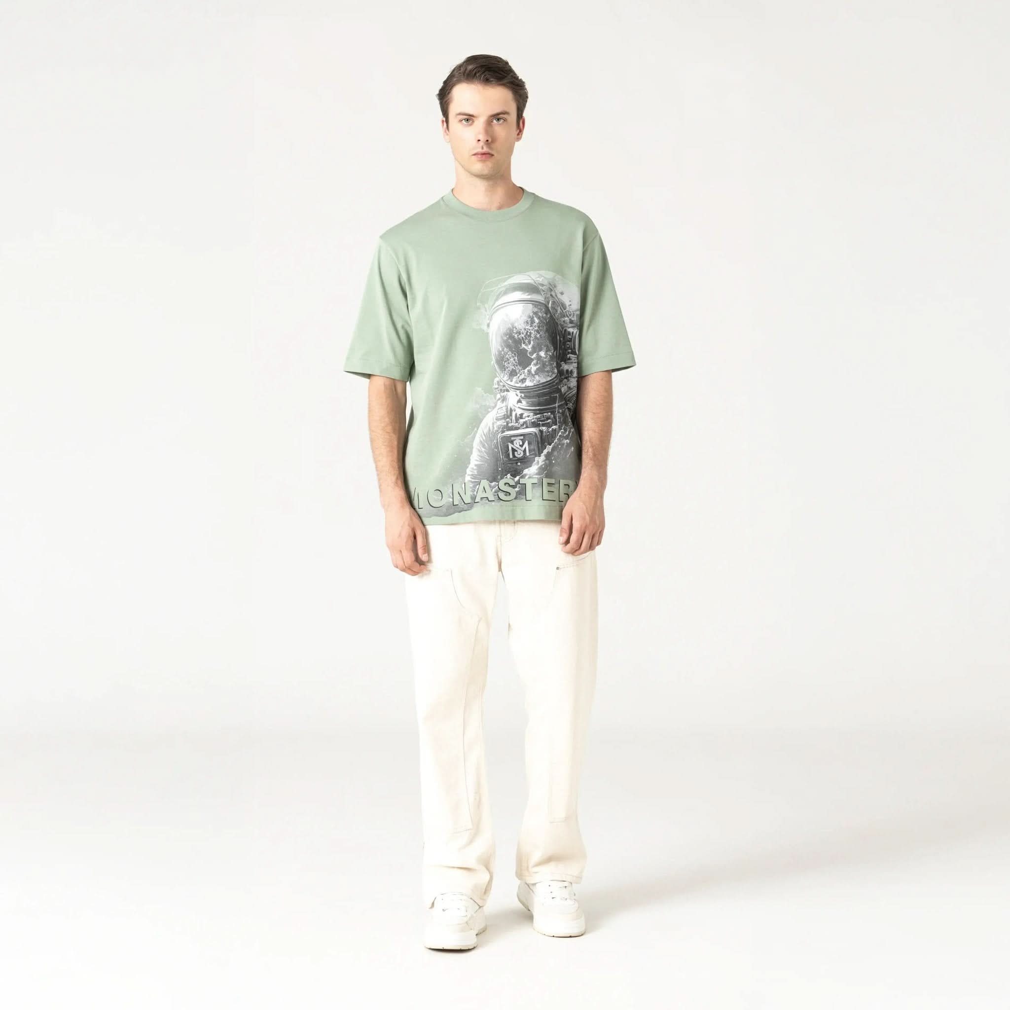 VENTURE T - SHIRT OVERSIZED MEN ICEBERG GREEN - Monastery | Tienda Oficial Colombia