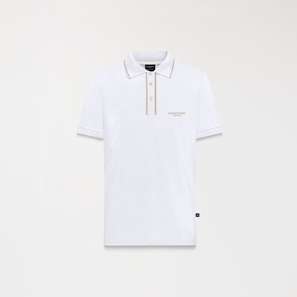 VIGOR POLO MEN WHITE - Monastery | Tienda Oficial Colombia