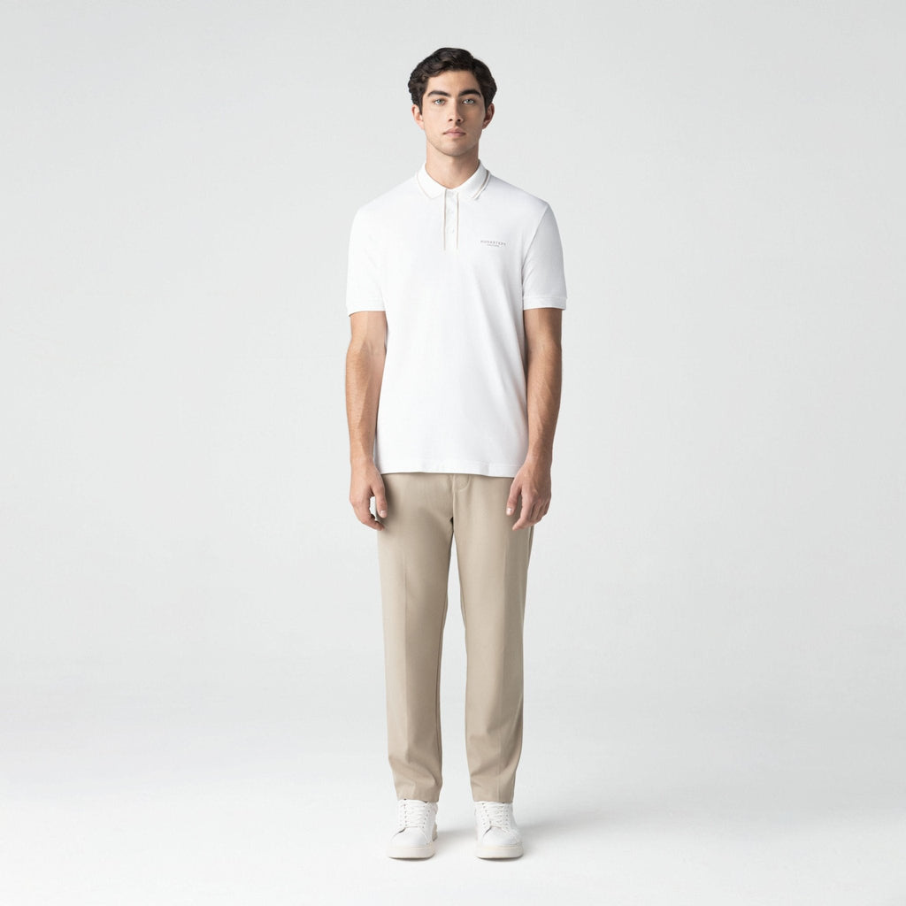 VIGOR POLO MEN WHITE - Monastery | Tienda Oficial Colombia