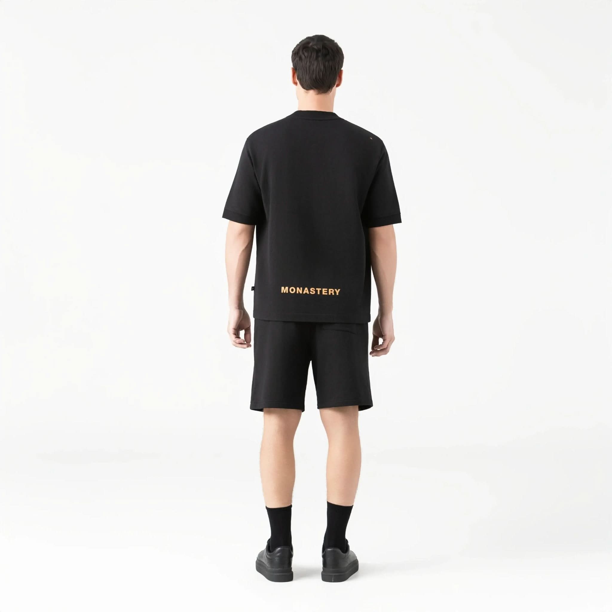 VIKRANT BURDA SHORT MEN BLACK - Monastery | Tienda Oficial Colombia