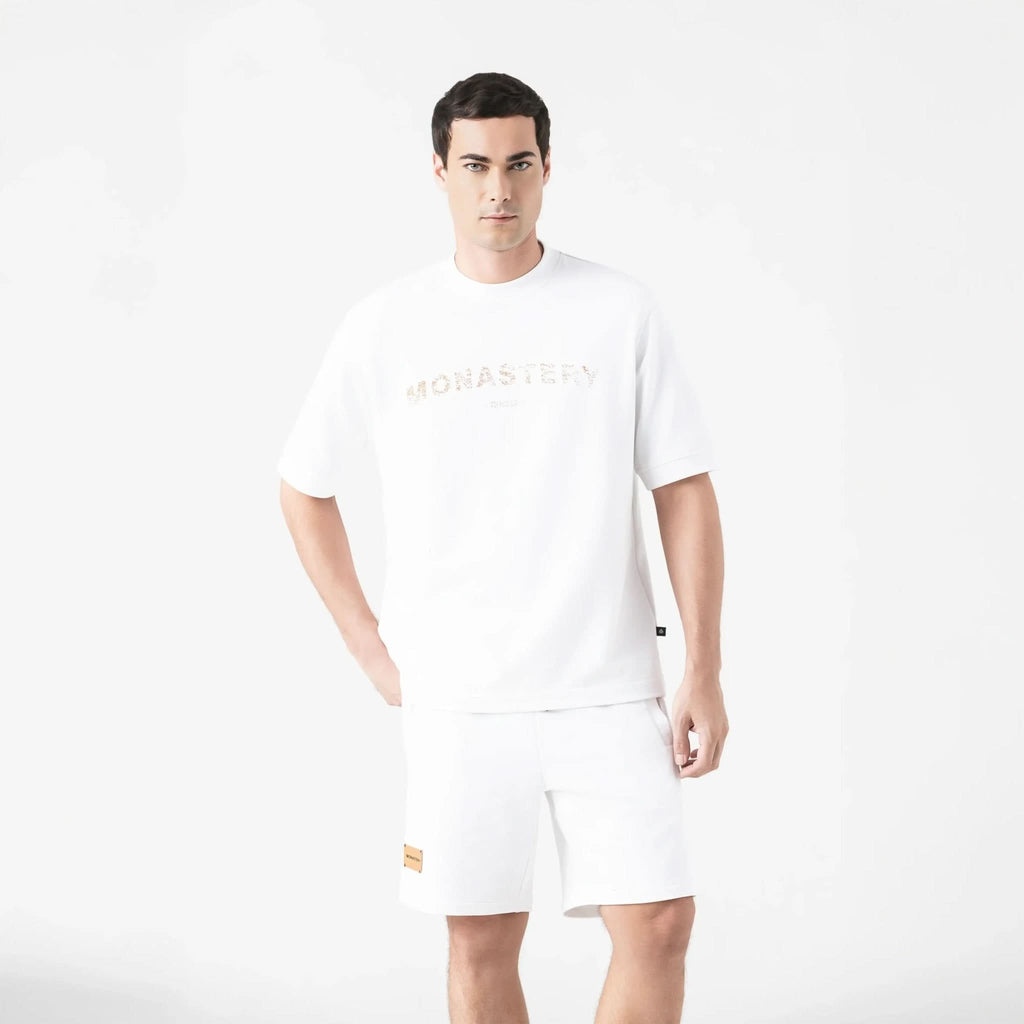 VIKRANT BURDA SHORT MEN WHITE - Monastery | Tienda Oficial Colombia