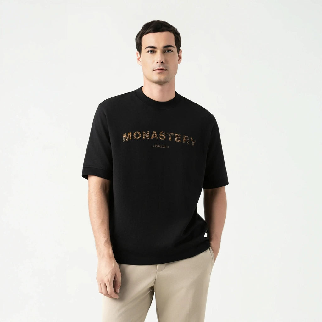 VIKRANT T - SHIRT OVERSIZED MEN BLACK - Monastery | Tienda Oficial Colombia